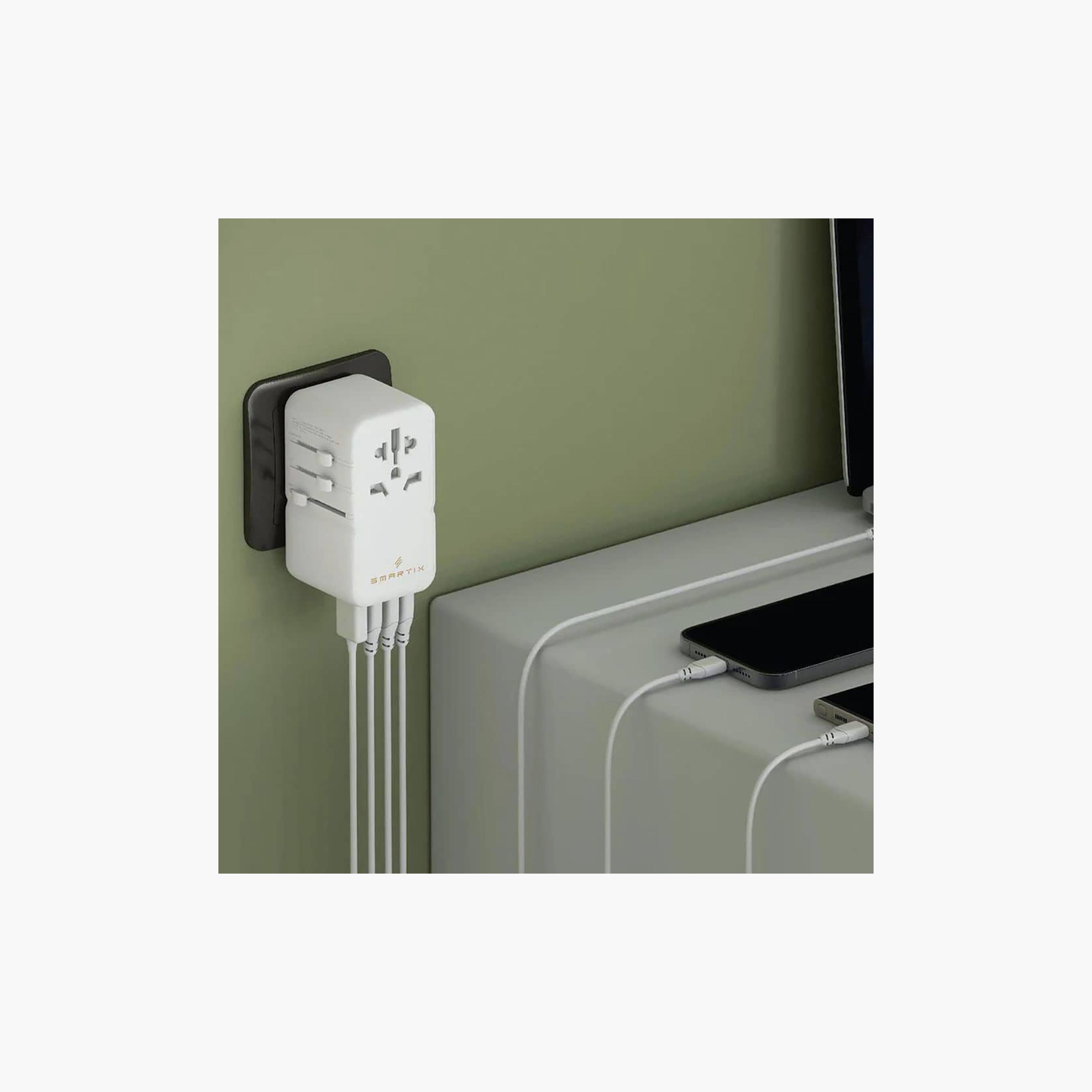 Smartix Premium Universal Travel 140 Watts Gen 2 Adaptor White | SM1BCTA5-electronics-portabledevices-image-3