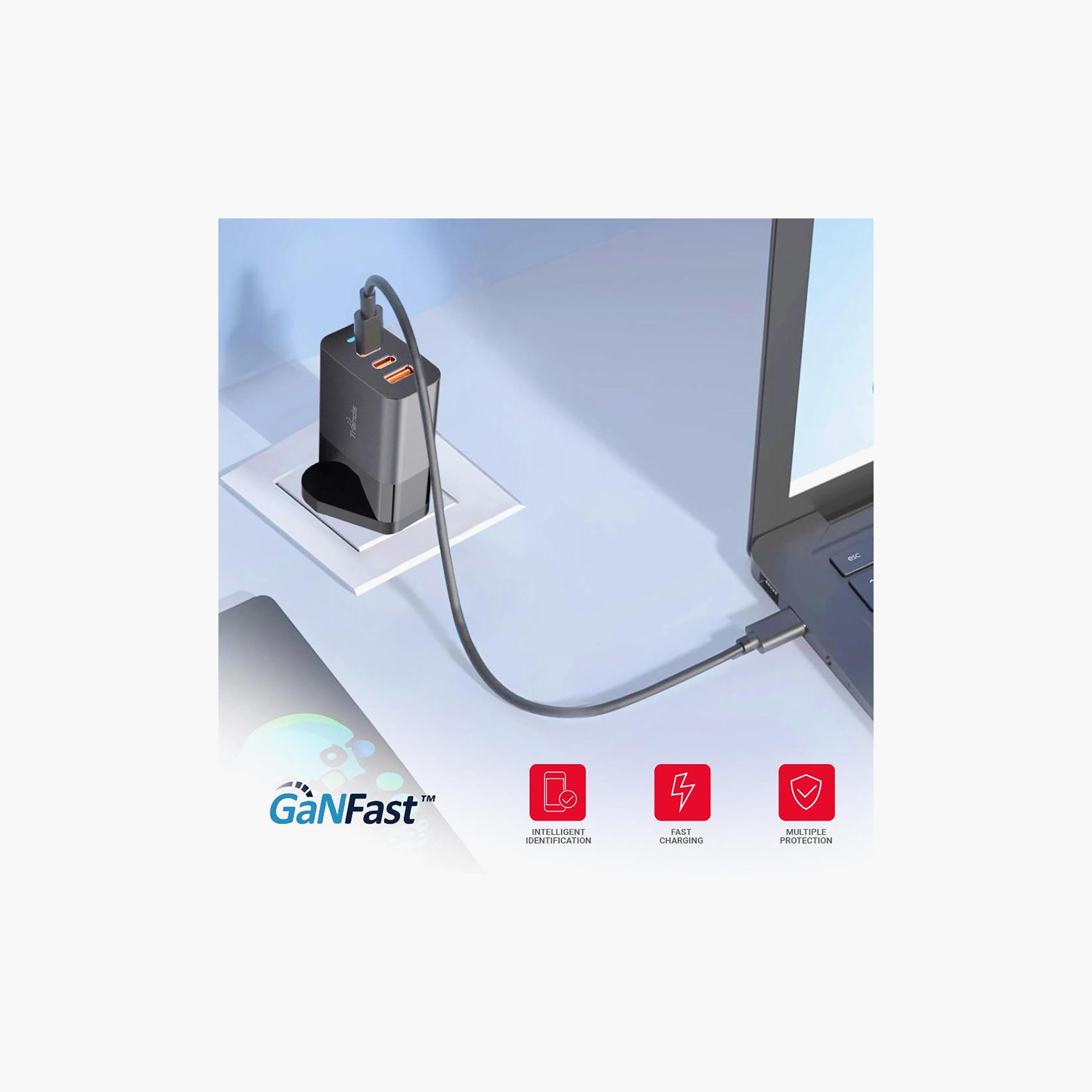 شاحن سريع تراندز فائق النحافة بتقنية GaNFast بقوة 65 واط مع كابل تيب سي | TR-AD9386-electronics-accessories-mobileaccesories-image-4