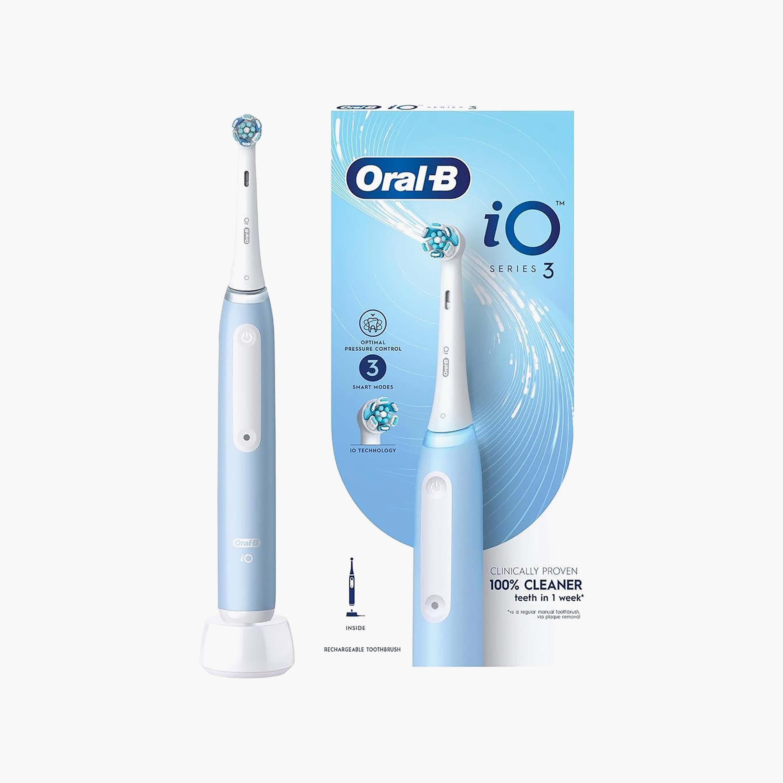 Oral-B iO3 Series 3 Rechargeable Electric Toothbrush Blue | IOG3.1A6.0-beautyandpersonalcare-babycare-teethanddentalcare-image-2