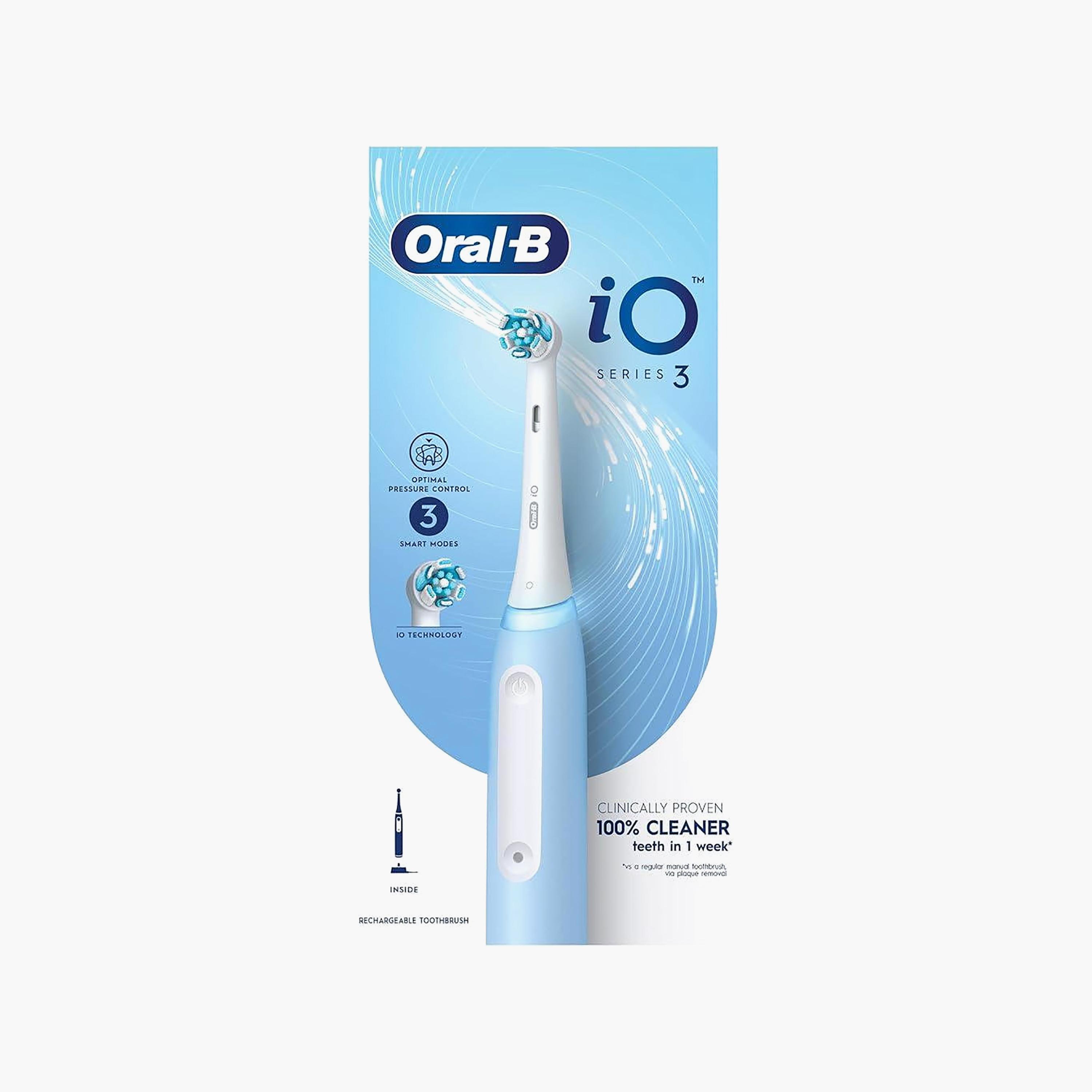 Oral-B iO3 Series 3 Rechargeable Electric Toothbrush Blue | IOG3.1A6.0-beautyandpersonalcare-babycare-teethanddentalcare-image-3