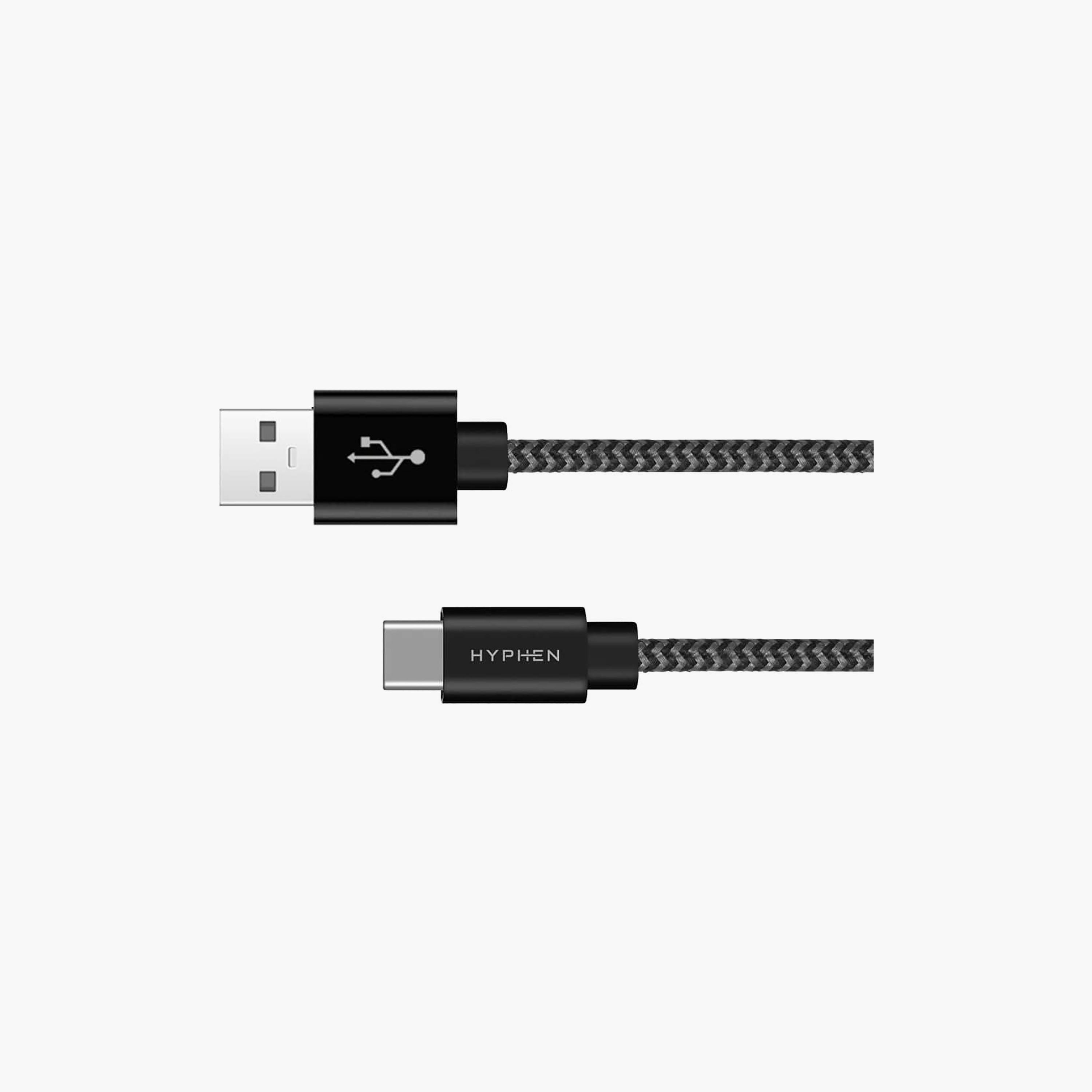 كابل هايفن شحن سريع من USB 3.0 إلى USB-C بطول 1 متر، أسود من هايفن | HCB-UTYC11833-electronics-accessories-mobileaccesories-image-4