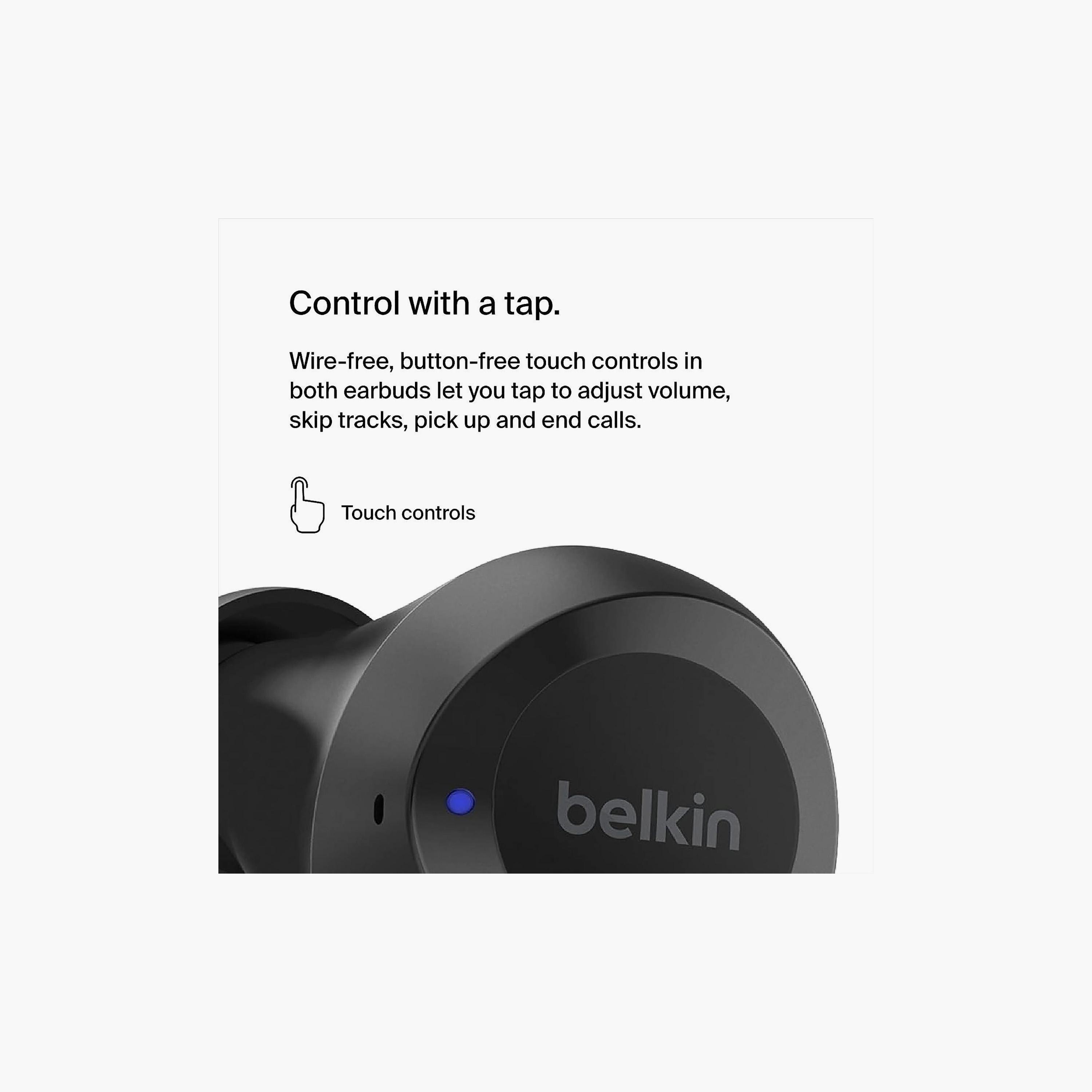 سماعات أذن لاسلكية بيلكن ساوند فورم بولت، أسود من بيلكن | BL-TWS-C009-BLK-electronics-headphonesandearphones-image-6