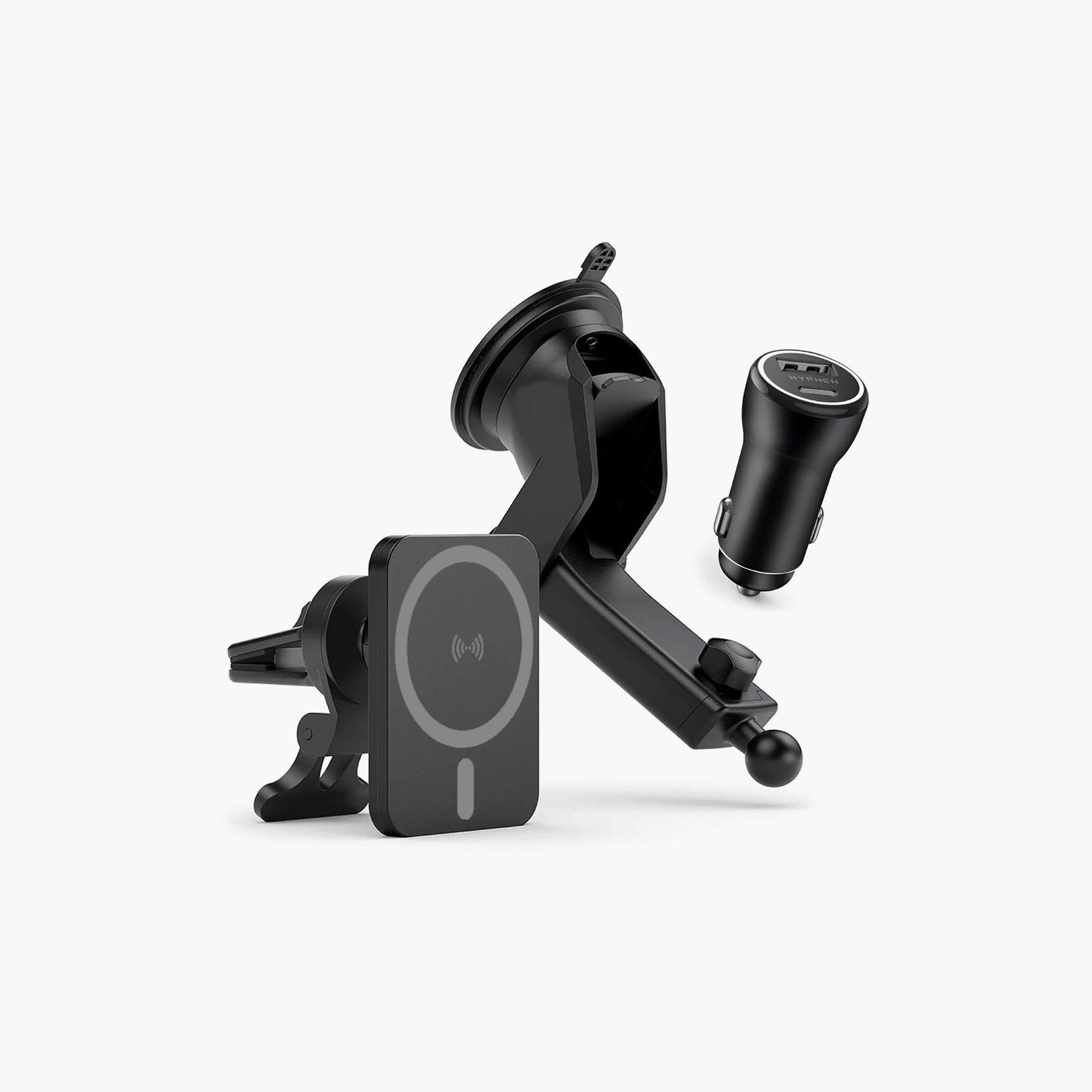 Hyphen MagSafe Car Charger 15W with Car Adapter and USB-C Cable | HCC-M15W3868-electronics-accessories-mobileaccesories-image-1