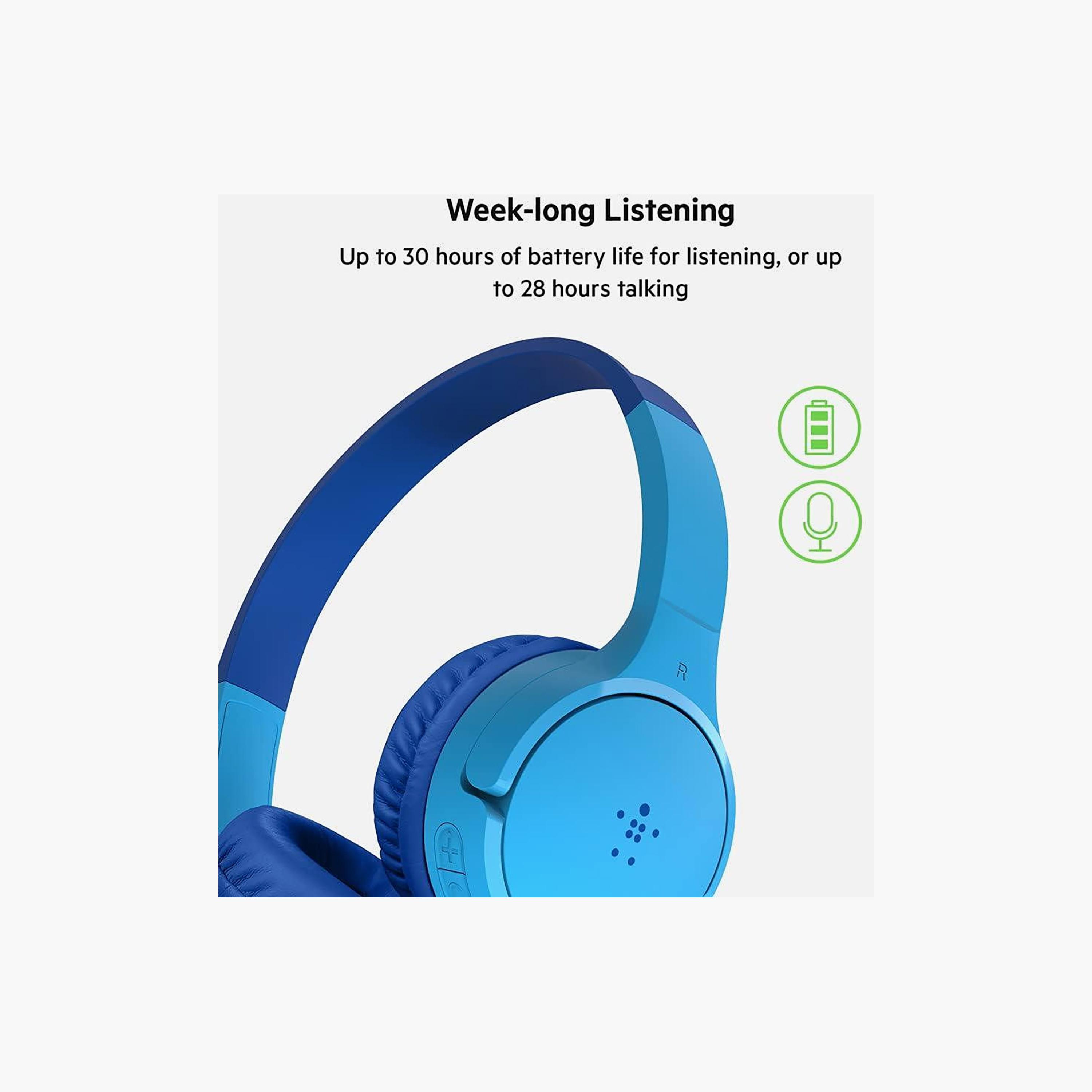 سماعات رأس لاسلكية بيلكن ساوند فورم ميني للأطفال مع ميكروفون مدمج من بيلكن-electronics-headphonesandearphones-image-2