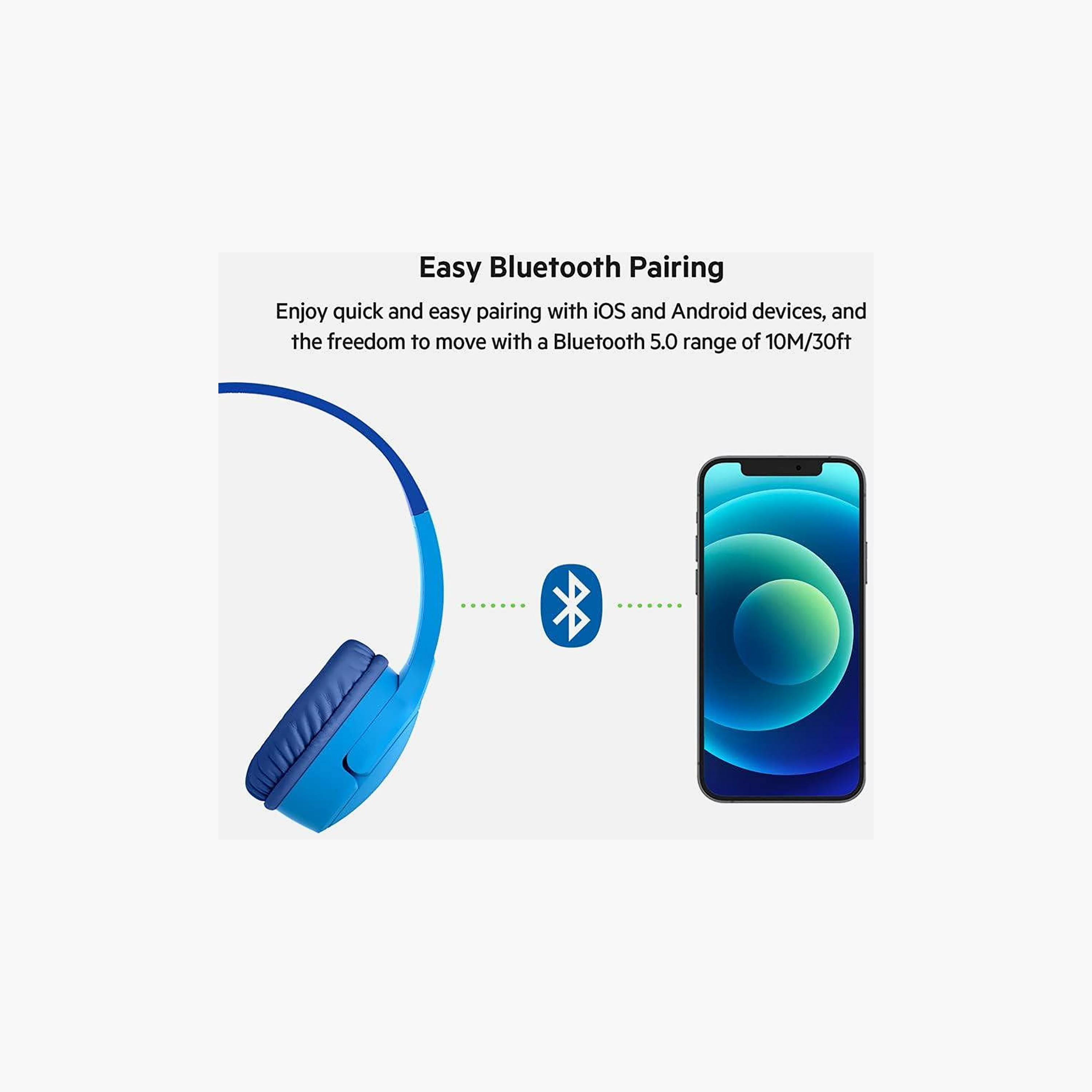 سماعات رأس لاسلكية بيلكن ساوند فورم ميني للأطفال مع ميكروفون مدمج من بيلكن-electronics-headphonesandearphones-image-4