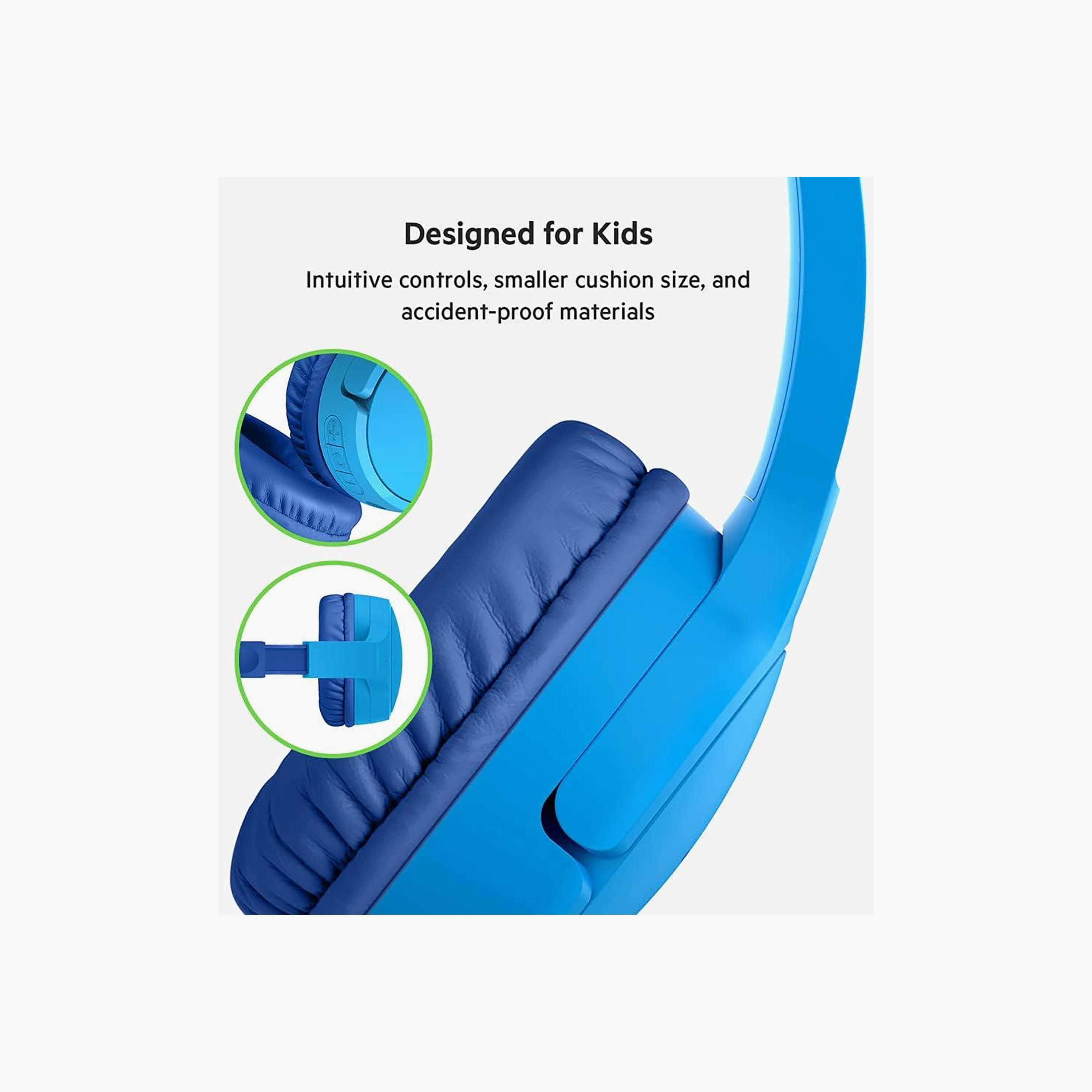 سماعات رأس لاسلكية بيلكن ساوند فورم ميني للأطفال مع ميكروفون مدمج من بيلكن-electronics-headphonesandearphones-image-5