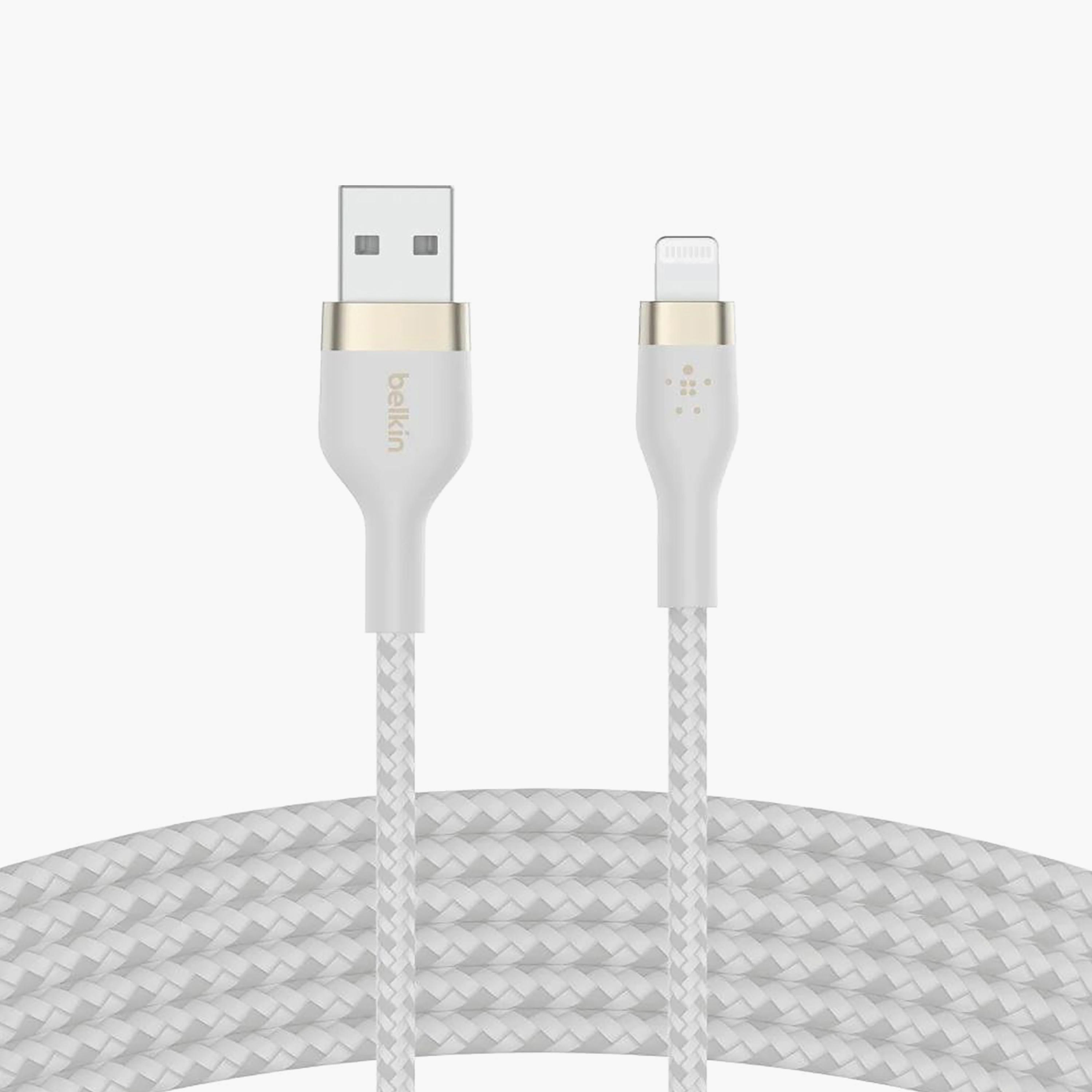 Belkin USB-A Cable with Lightning Connector | BKN-CAA010BT3MWH-electronics-accessories-mobileaccesories-image-1