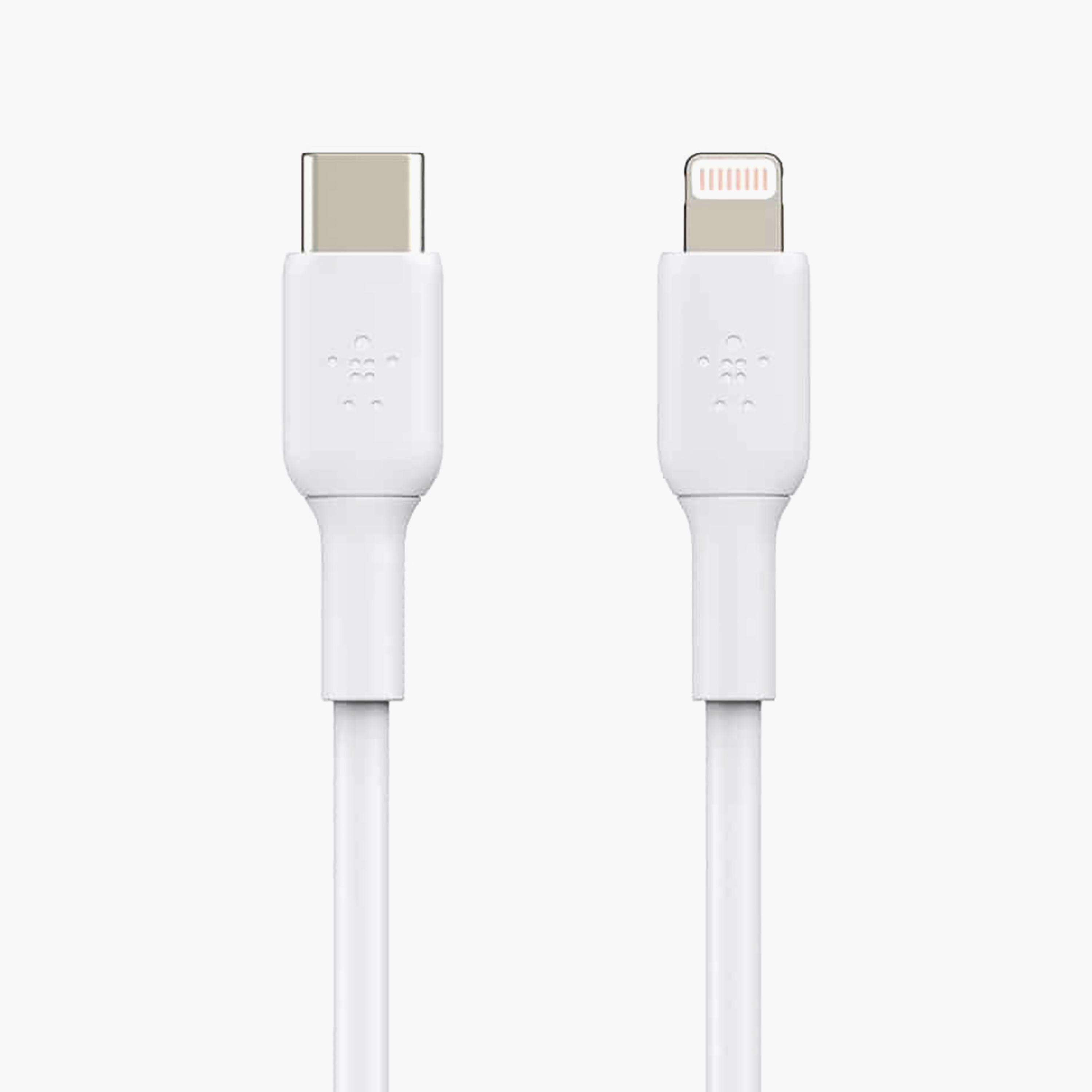 Belkin Boost Charge PVC 1m USB 2.0 Type-C to Lightning Cable White | BKN-CAA003BT1MWH-electronics-accessories-mobileaccesories-image-2