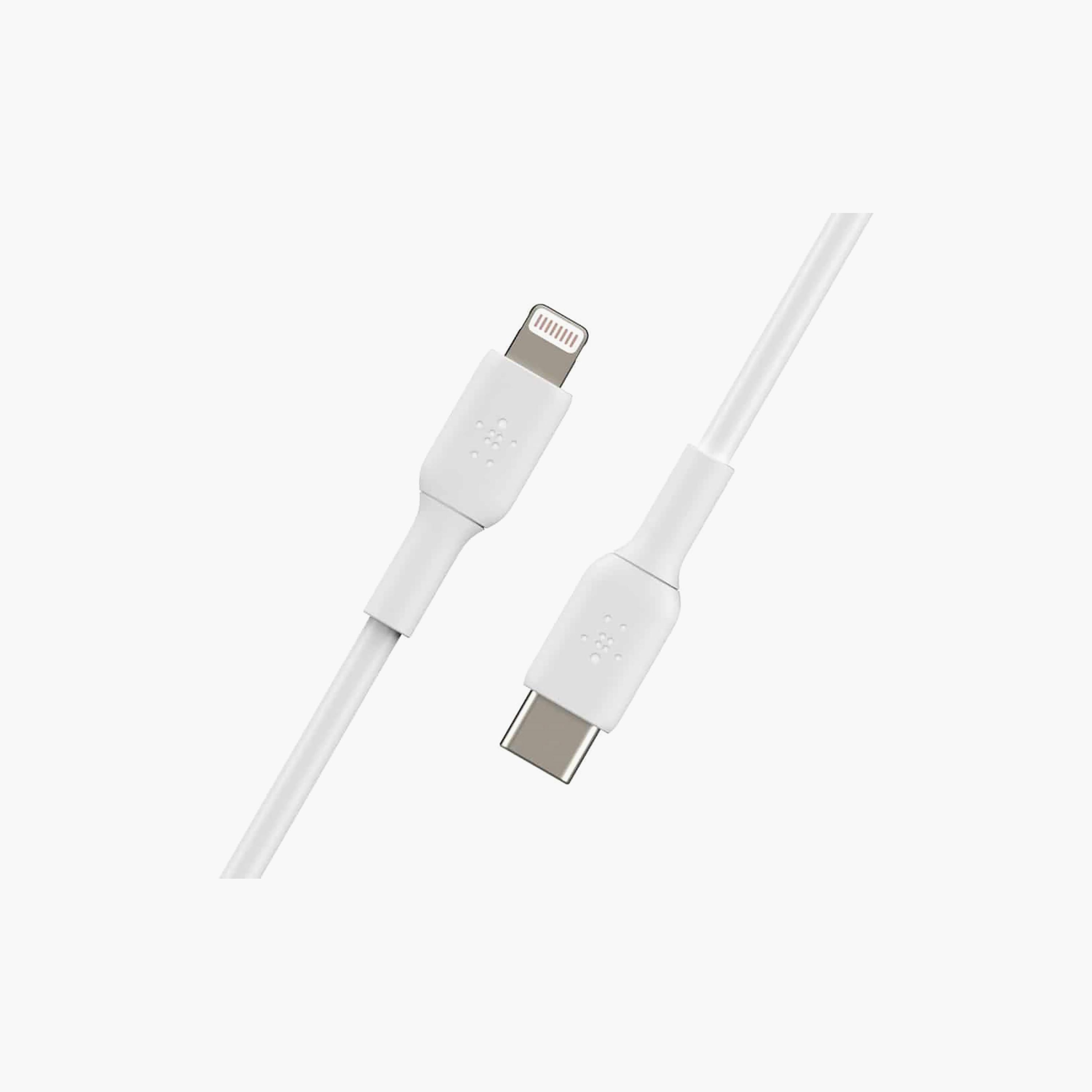Belkin Boost Charge PVC 1m USB 2.0 Type-C to Lightning Cable White | BKN-CAA003BT1MWH-electronics-accessories-mobileaccesories-image-3