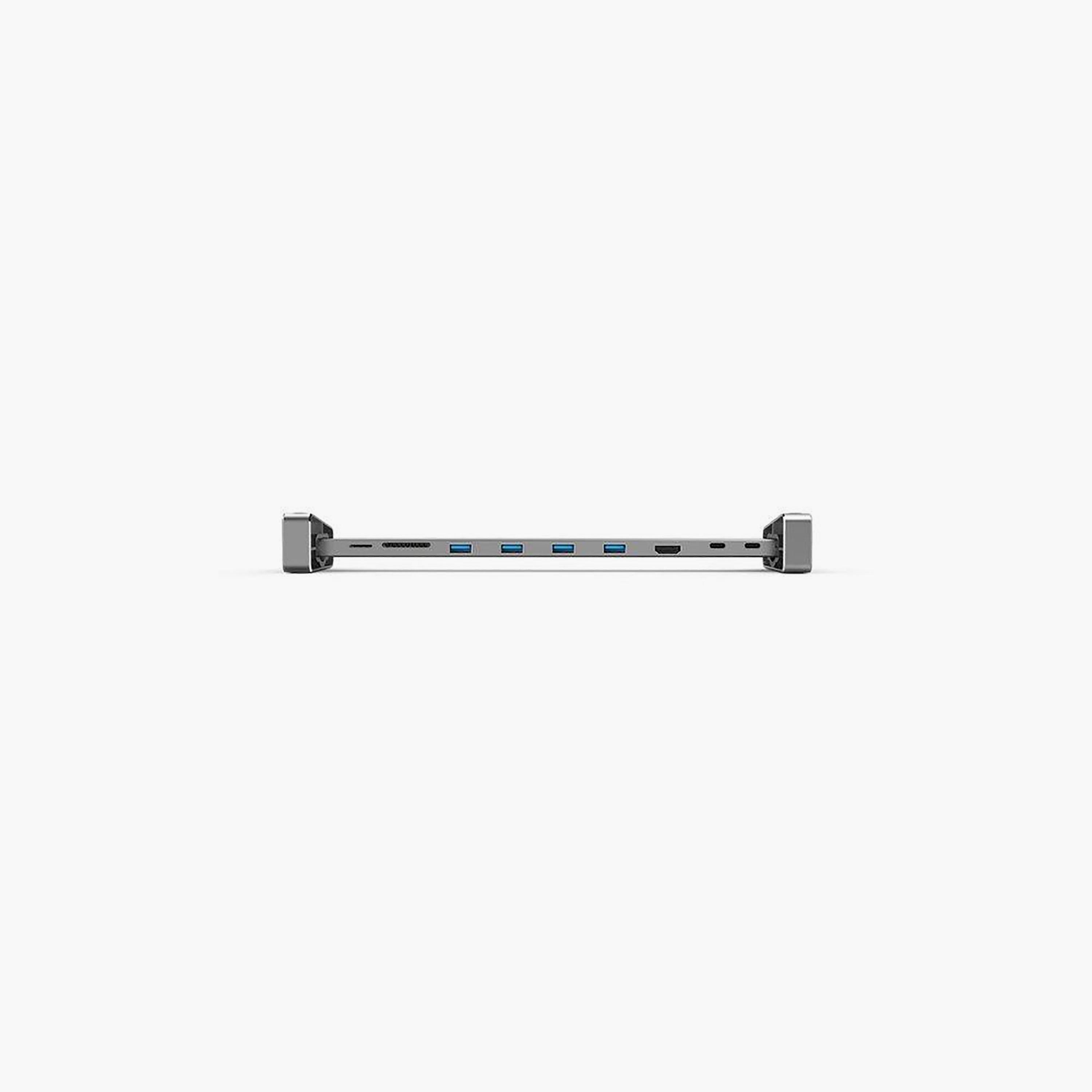 قاعدة توصيل هاما 9 في 1 بمنفذ USB-C تشمل 4 منافذ USB-A، وUSB-C، وHDMI، وLAN، وSD، وMicroSD من هاما | 135765-electronics-accessories-computeraccesories-image-2