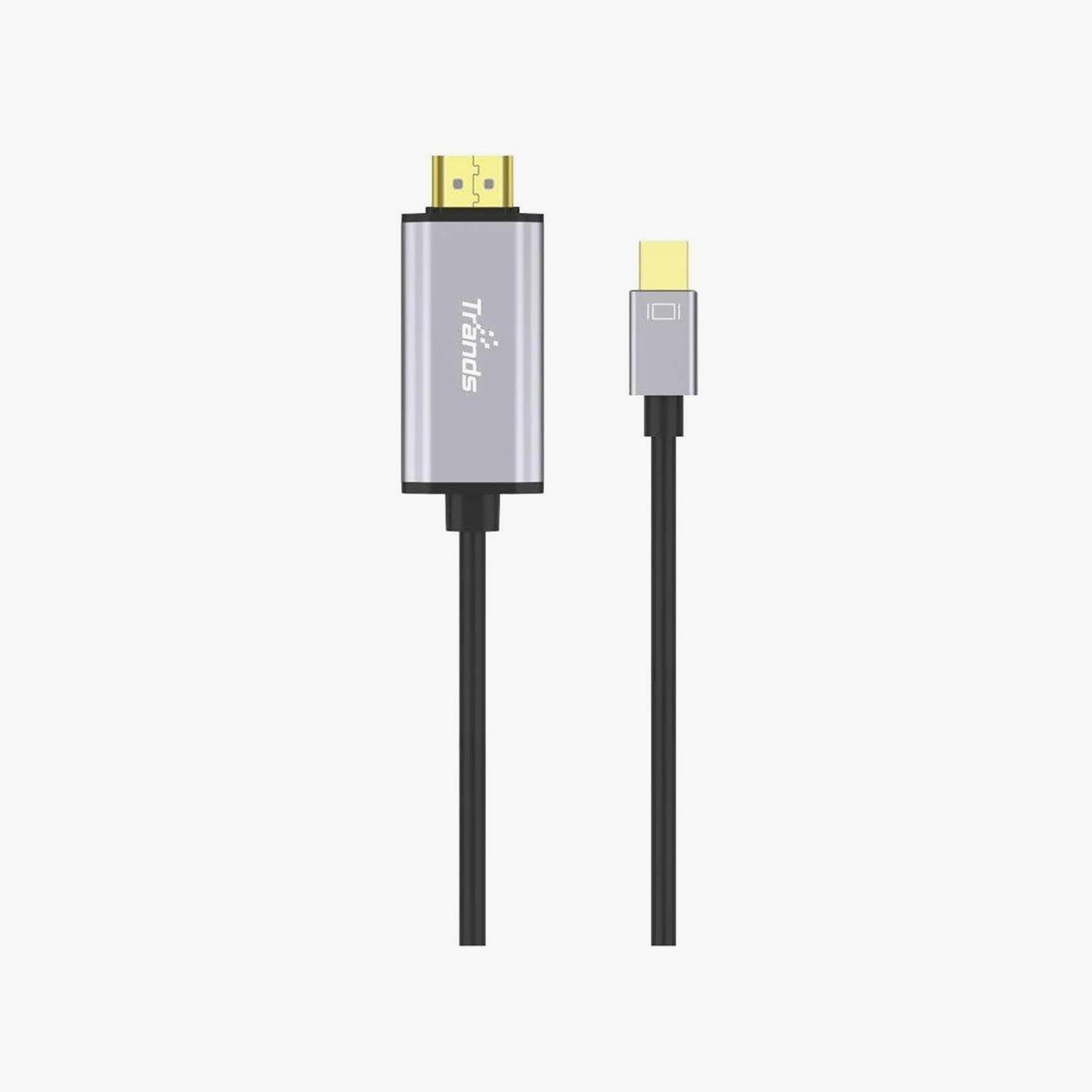 كابل محول من Mini DisplayPort إلى HDMI من تراندز بطول 1.8 متر | TR-CA589-electronics-accessories-computeraccesories-image-1