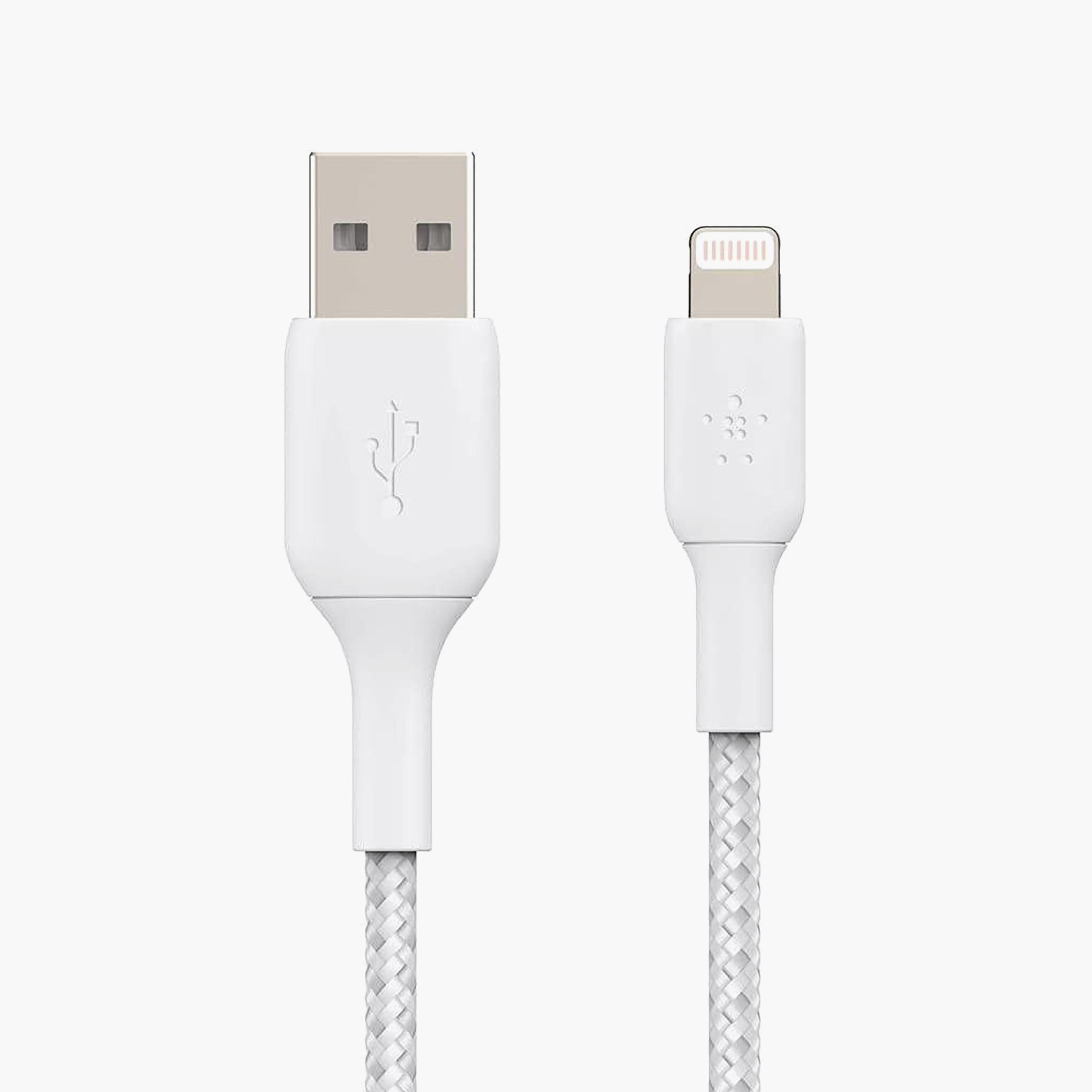 Belkin 1M Lightning to USB-A Charging Cable White | BKN-CAA002BT1MWH-electronics-accessories-mobileaccesories-image-1