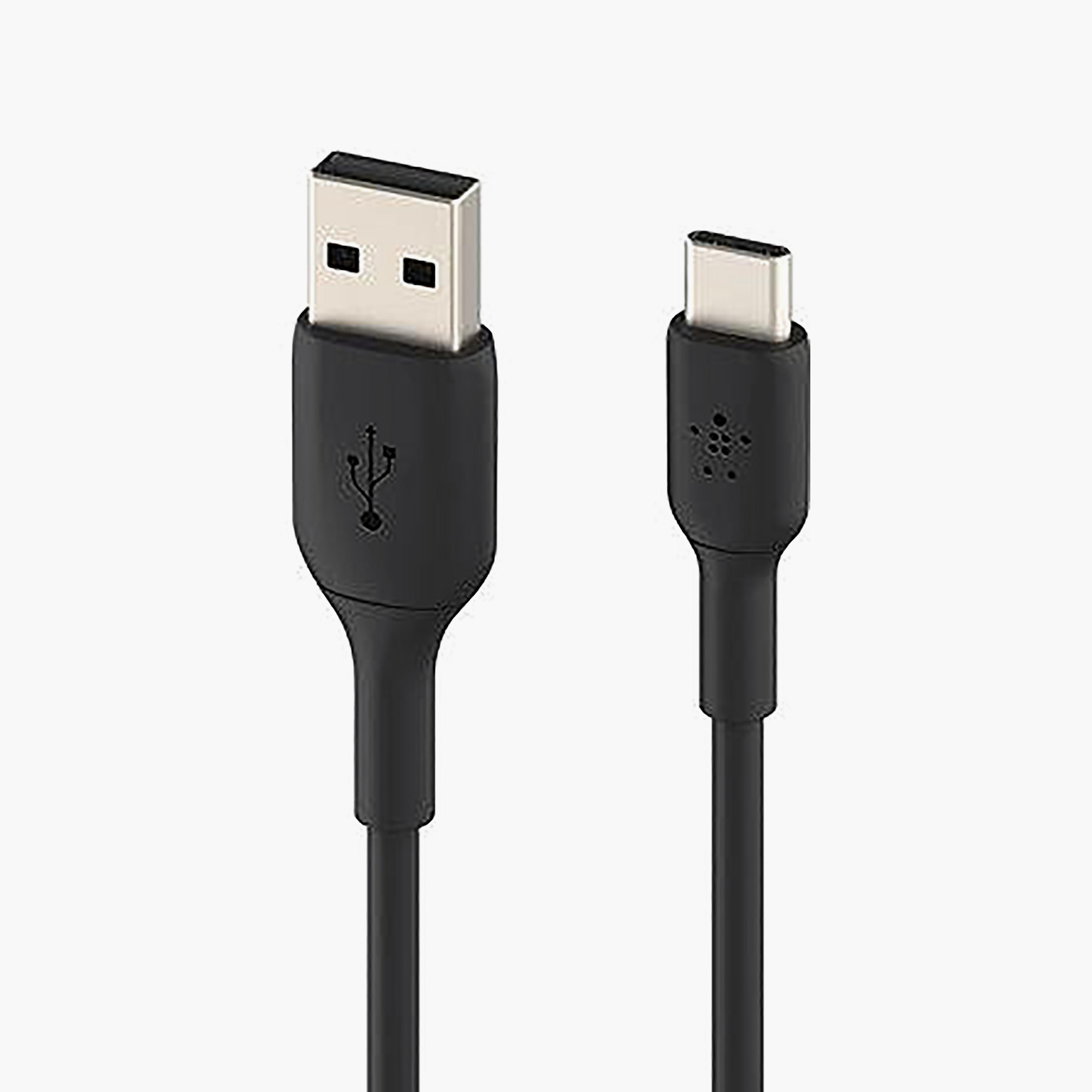 كابل بيلكن من USB-C إلى USB-A بطول 1 متر، أسود من بيلكن | BKN-CAB001BT1MBK-electronics-accessories-mobileaccesories-image-2