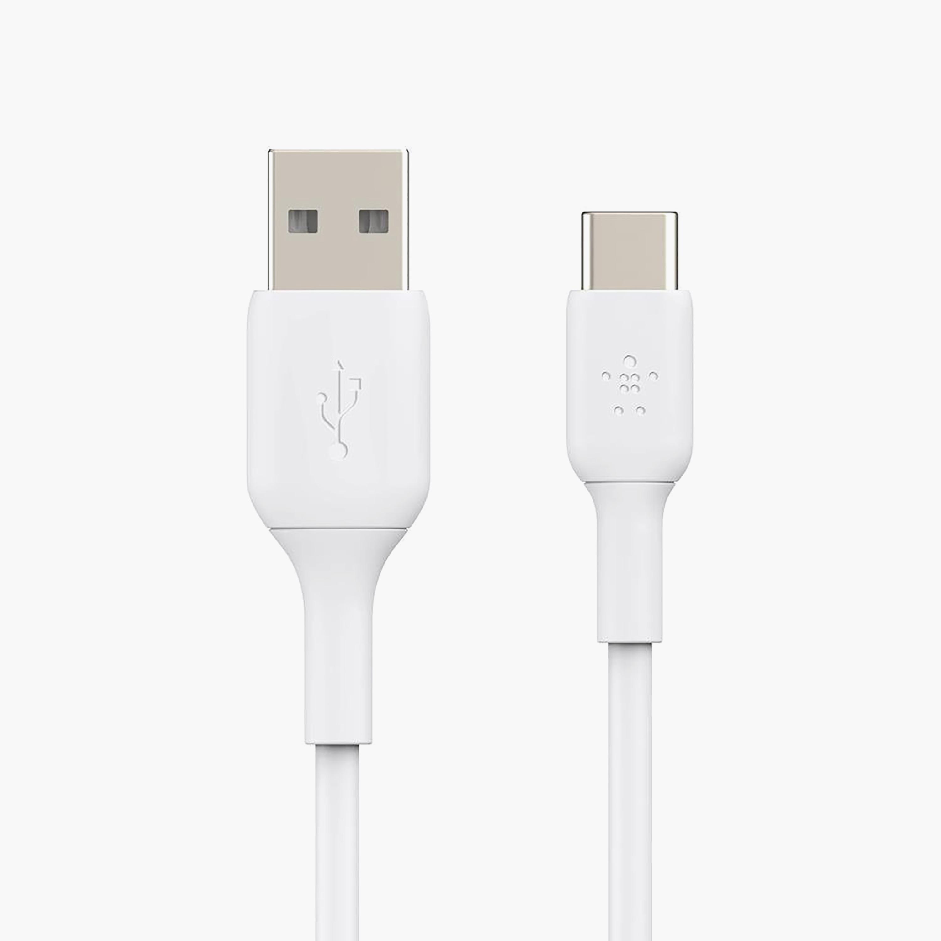 Belkin 1M Type-C to Type-A PVC Cable White | BKN-CAB001BT1MWH-electronics-accessories-mobileaccesories-image-1