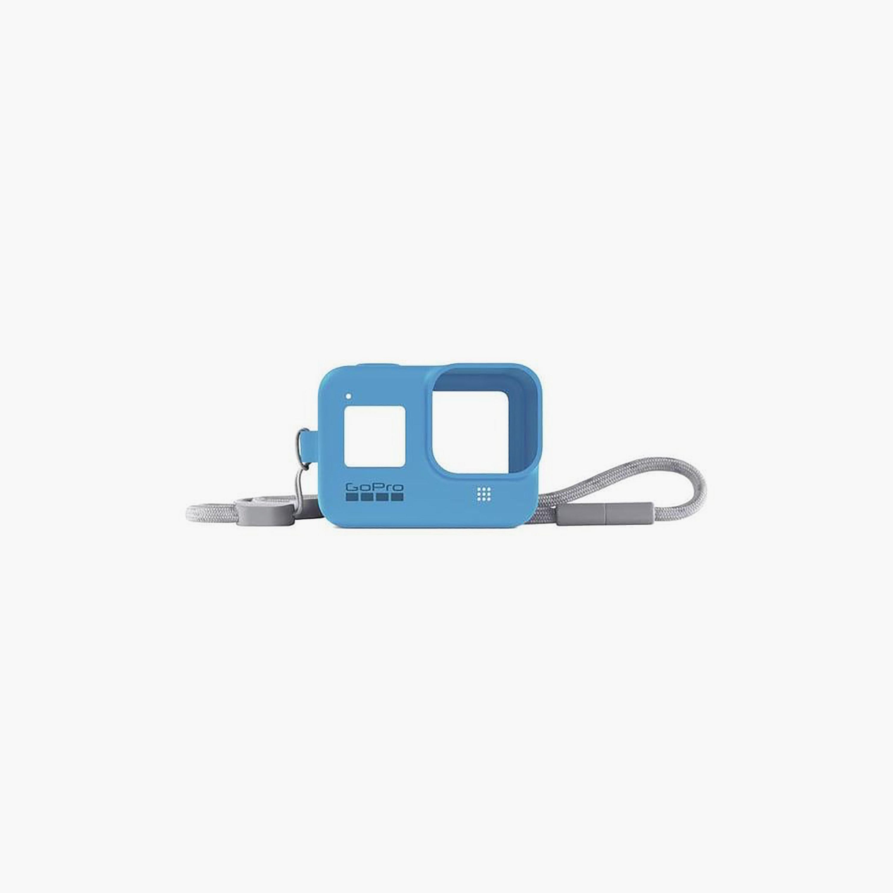 Go Pro Silicone Sleeve and Adjustable Lanyard for Hero8 Bluebird | G02AJSST-003-electronics-camera-image-1