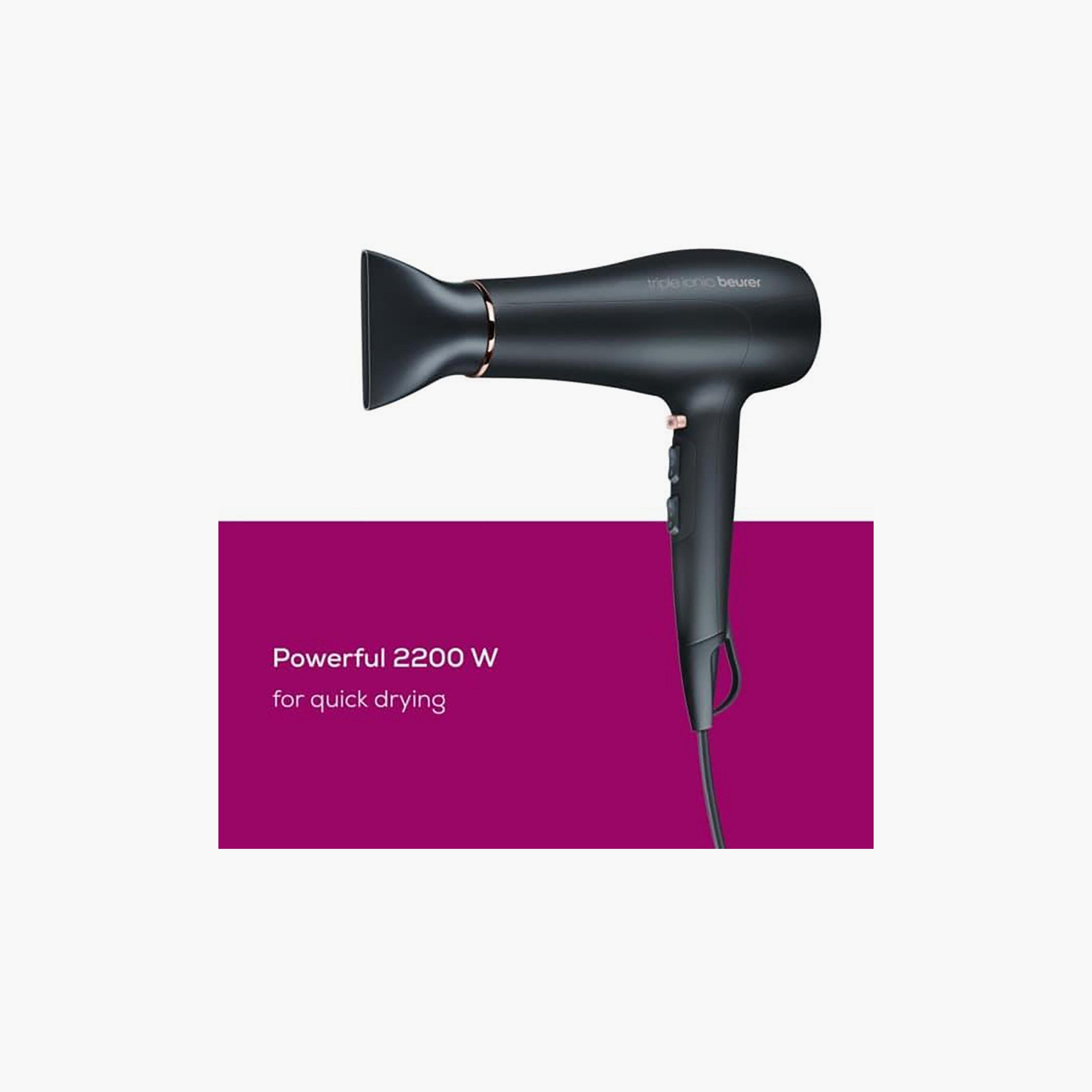 مجفف شعر بيورير أسود 2200 واط | HC50-beautyandpersonalcare-appliances-hairstylingtools-hairdryers-image-3