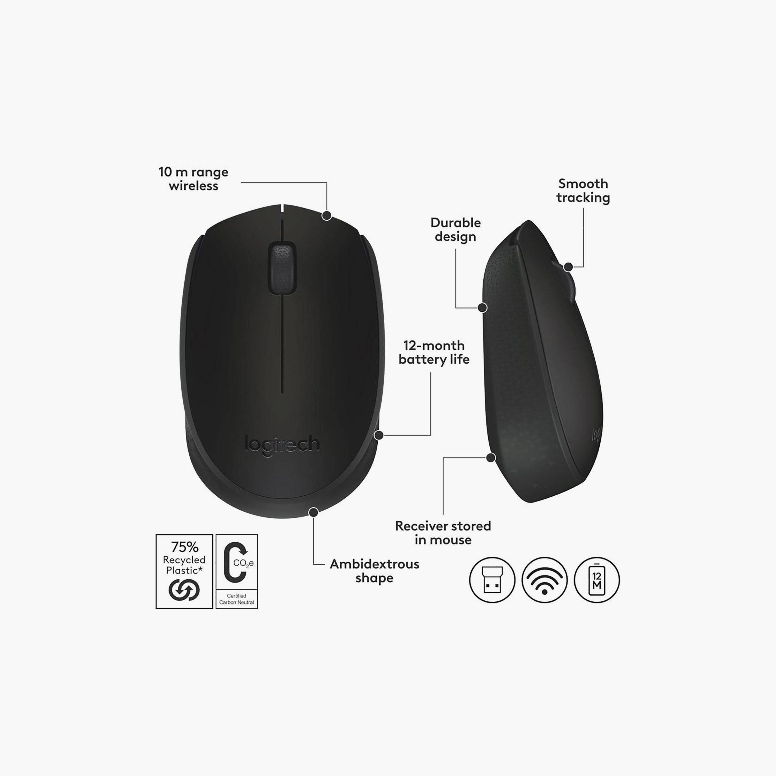 Logitech Wireless Mouse Black | M171-electronics-accessories-computeraccesories-image-4
