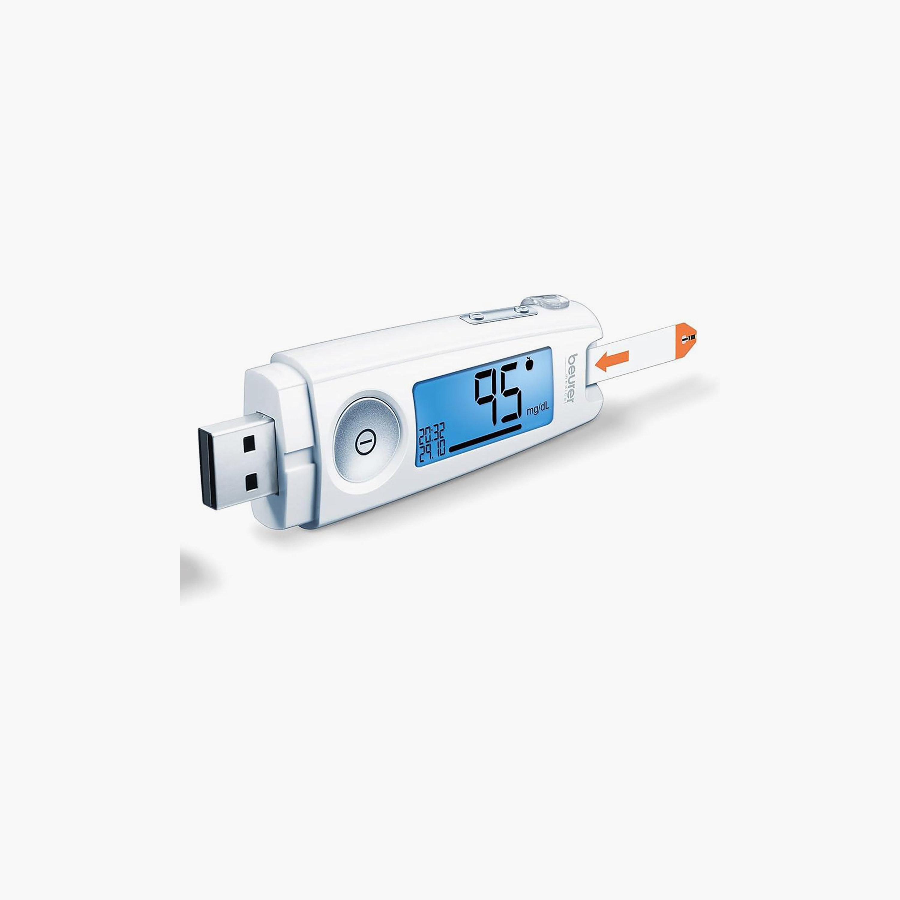 جهاز قياس نسبة السكر في الدم بيورير GL 50 3 في 1 - أبيض | GL50.463.24-electronics-portabledevices-image-4