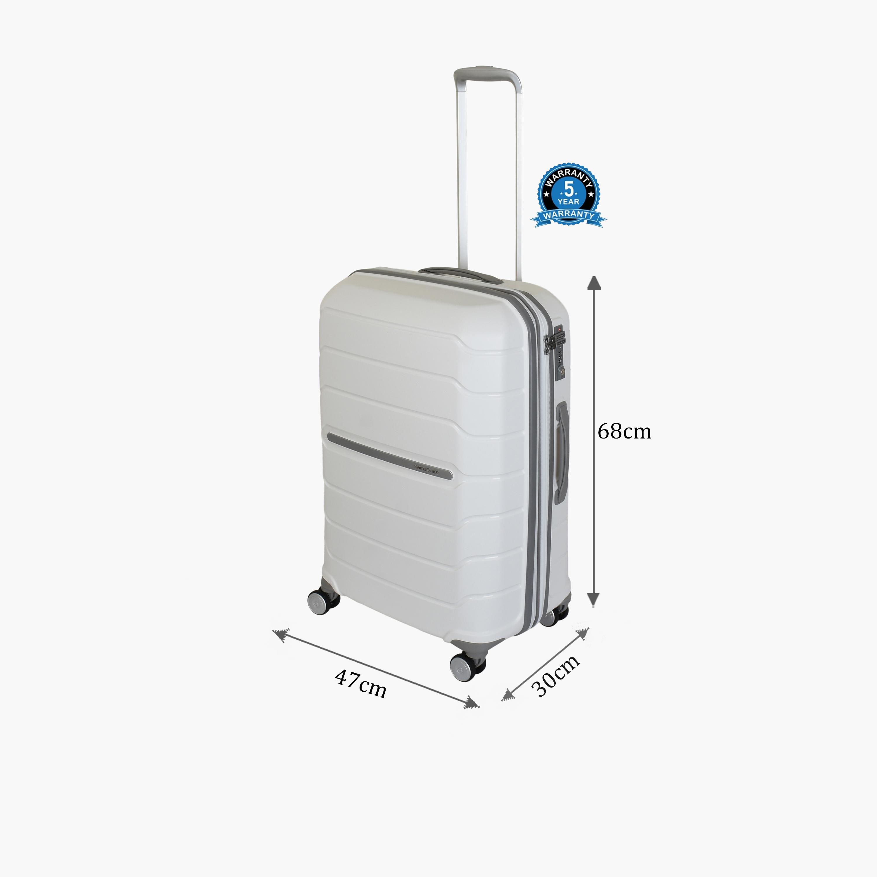 Samsonite Freeform 68 CM Medium Check-in Polypropylene Hard Sided 4-Wheeler Spinner Trolley Bag with TSA Lock-travel-luggagesandbags-luggage-image-2