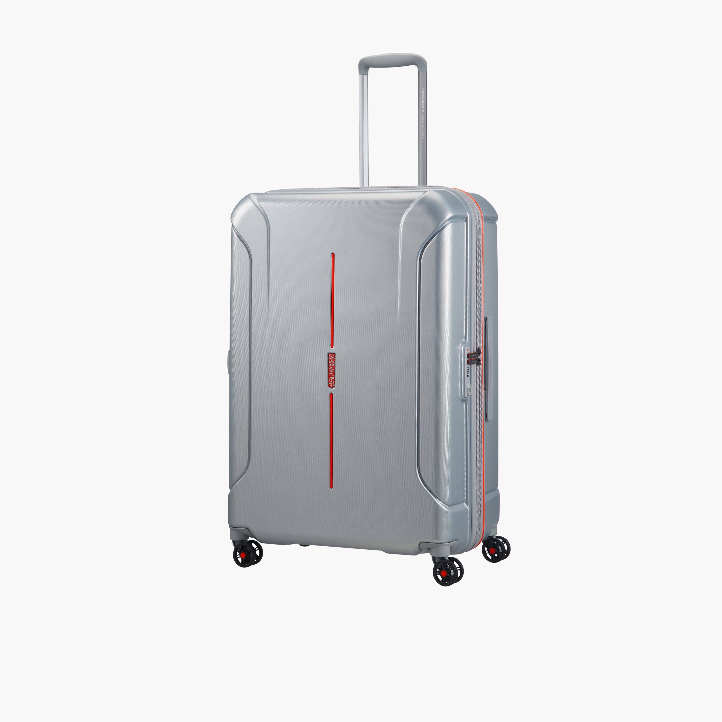 American Tourister Technum 77 CM Medium Check-in Polycarbonate with ABS Hard-Sided 4-Wheeler Spinner Trolley Bag with TSA Lock-travel-luggagesandbags-luggage-image-5