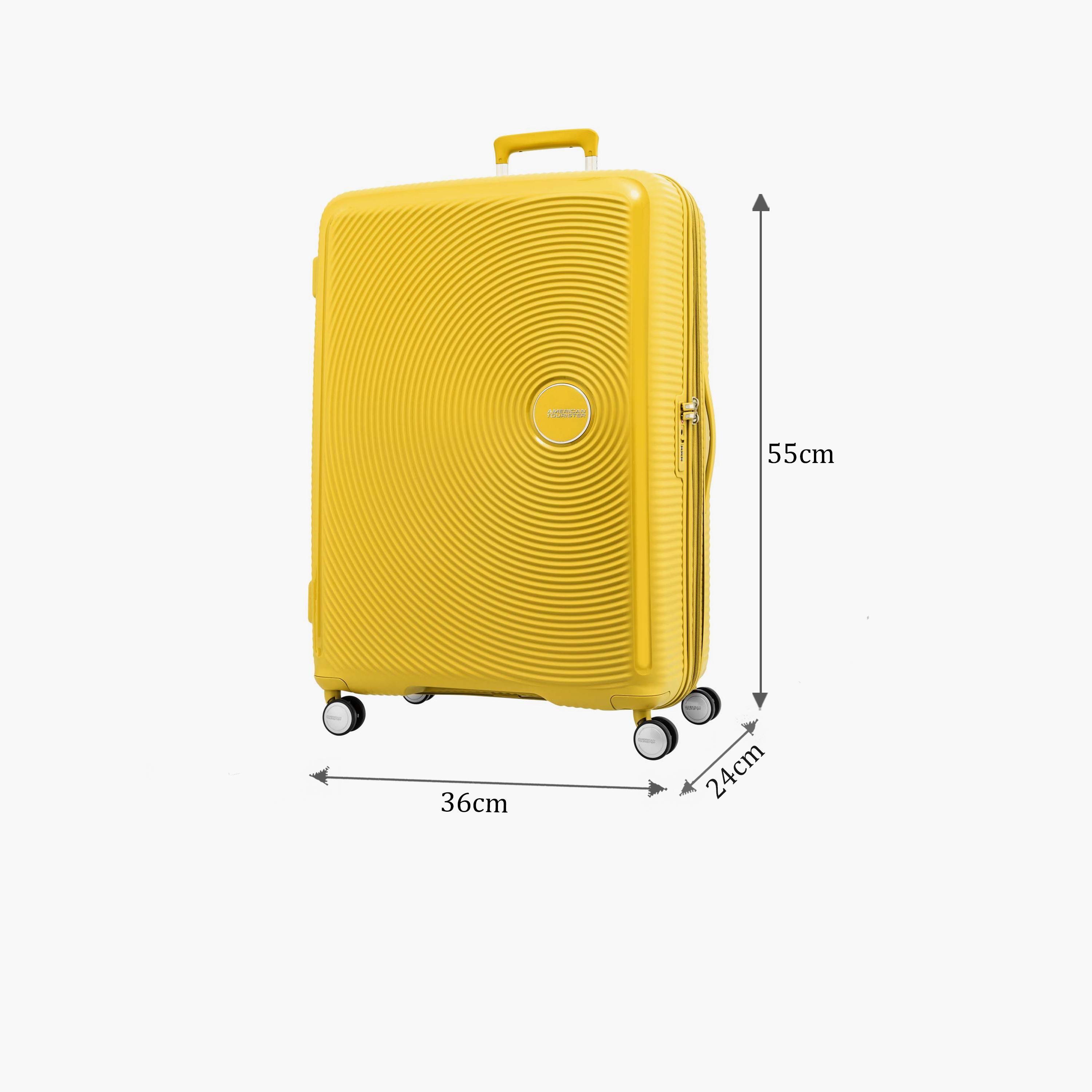 American Tourister Curio 55 CM Small Cabin Polypropylene Hard-Sided 4-Wheeler Spinner Trolley Bag with TSA Lock-travel-luggagesandbags-luggage-image-2
