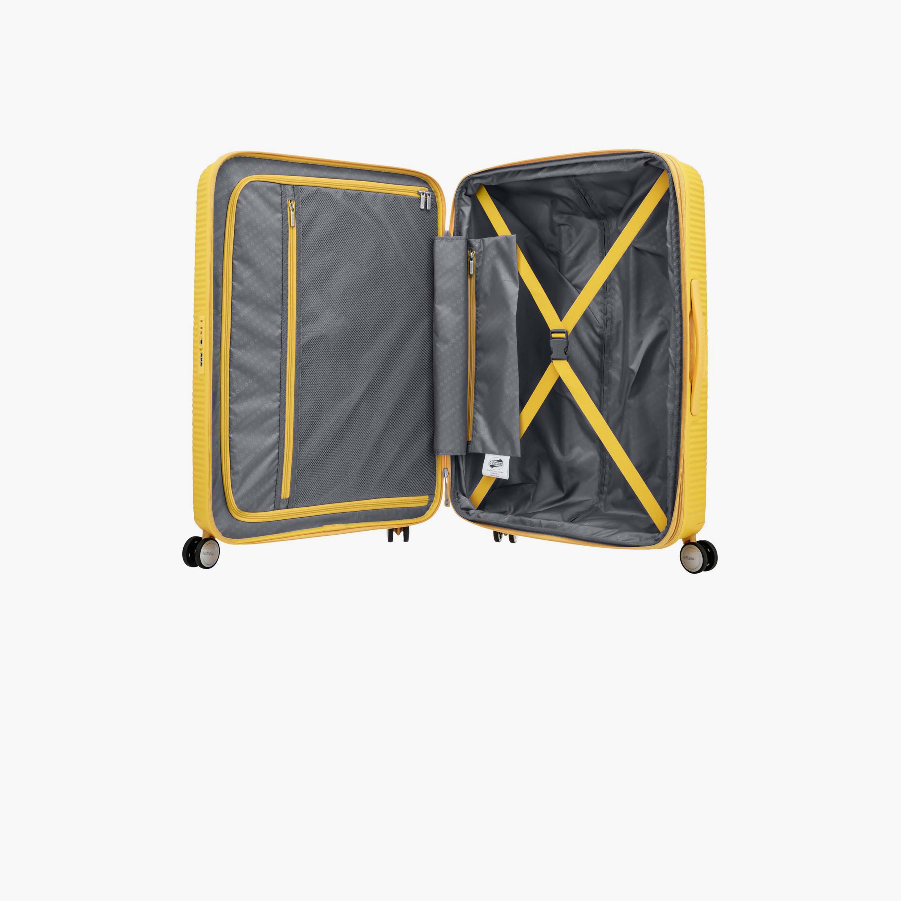 American Tourister Curio 55 CM Small Cabin Polypropylene Hard-Sided 4-Wheeler Spinner Trolley Bag with TSA Lock-travel-luggagesandbags-luggage-image-7