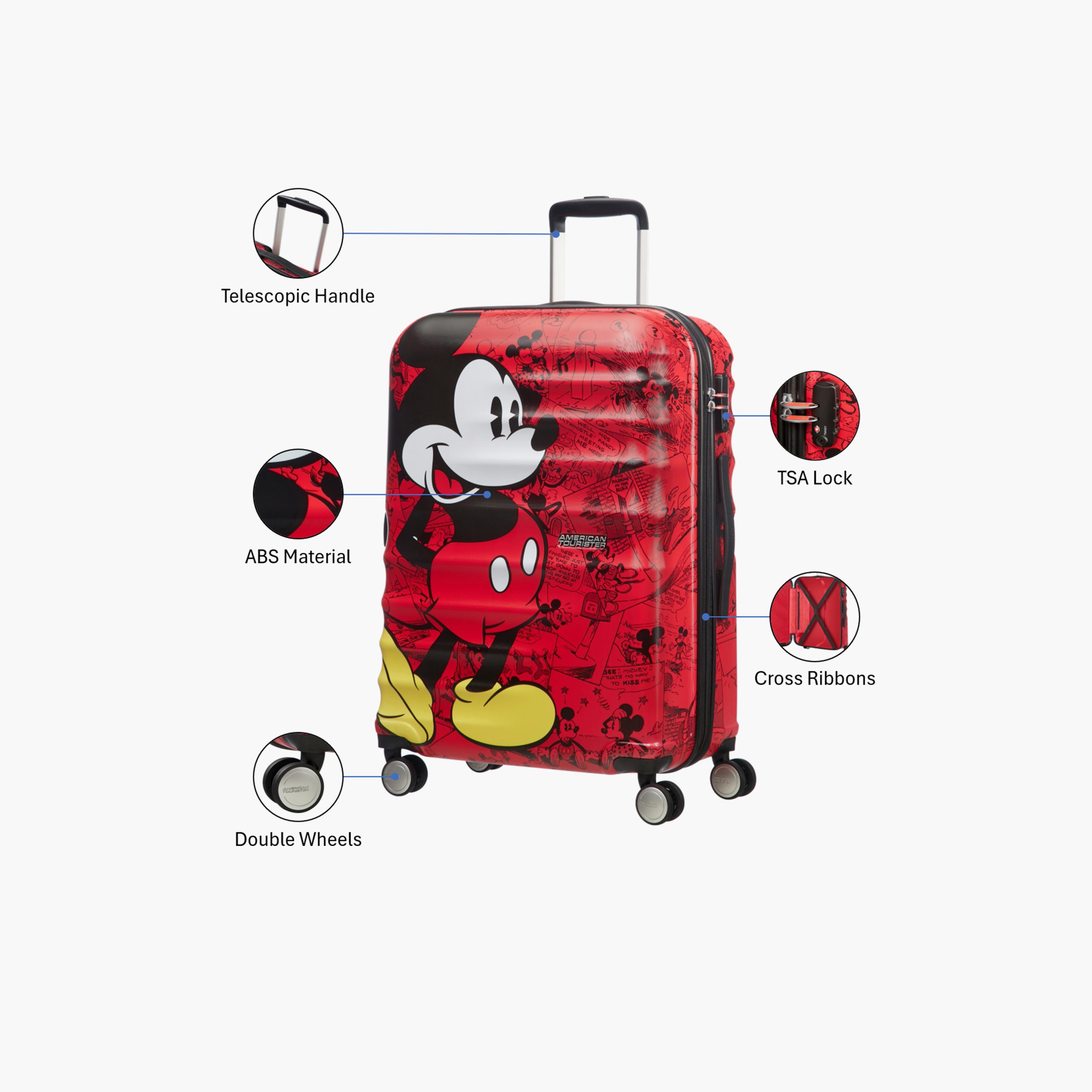 أمريكان توريستر - شنطة سفر ديزني كبيرة 77 سم من مادة ABS الصلبة أربع عجلات دوارة قفل TSA-travel-luggagesandbags-luggage-image-3
