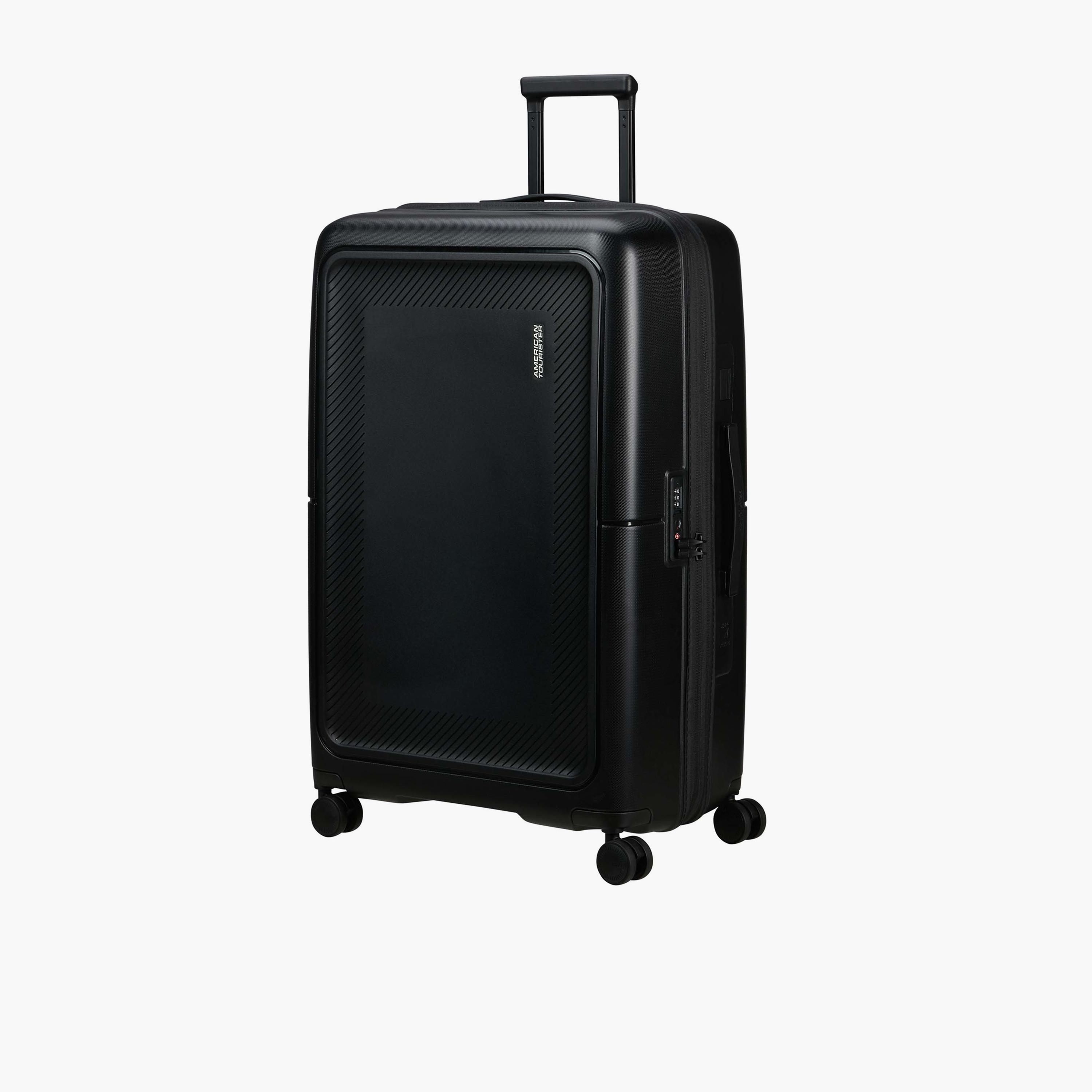 American Tourister Dash Pop 77 CM Large Check-in Polyester Hard-Sided 4-Wheeler Spinner Trolley Bag with TSA Lock-travel-luggagesandbags-luggage-image-5