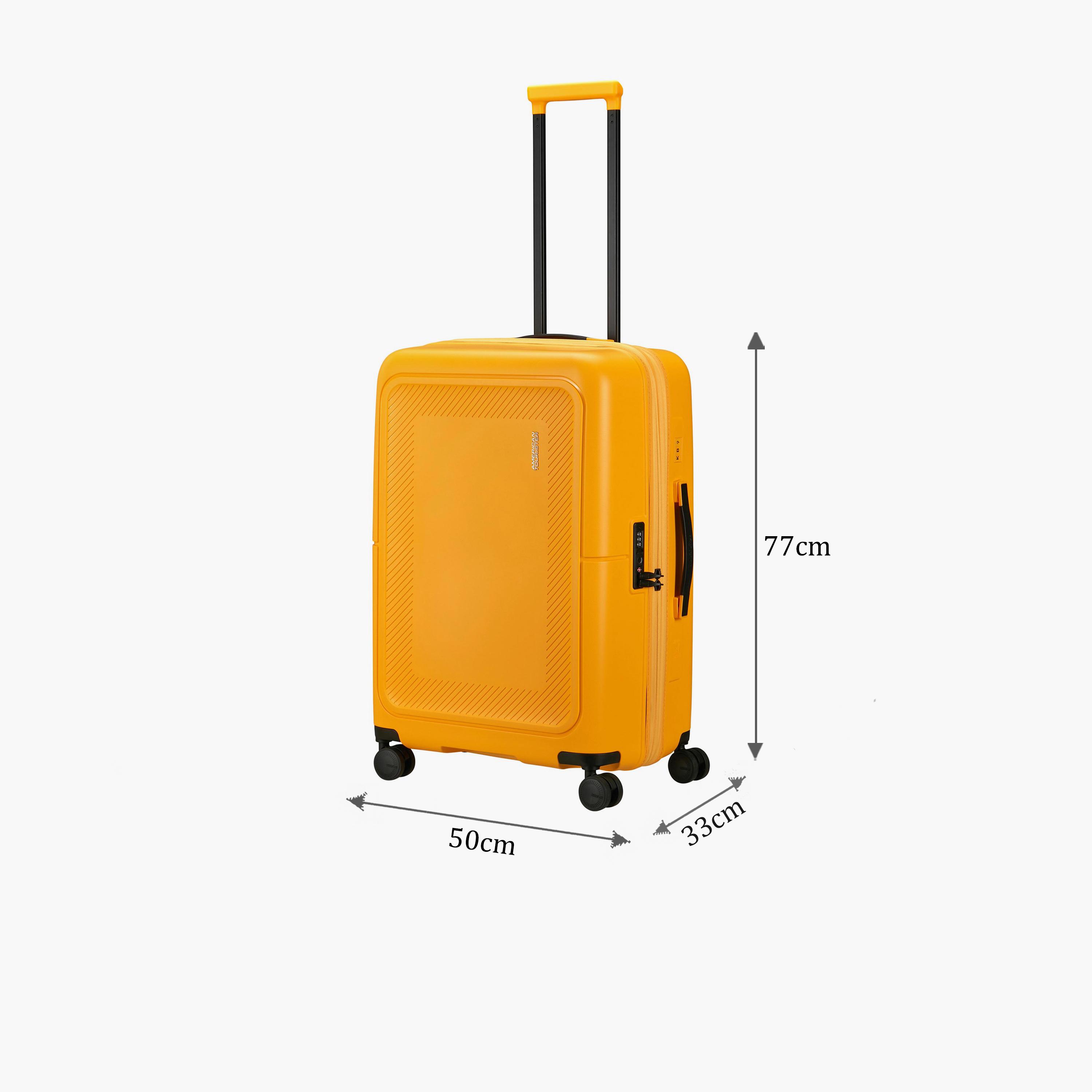 American Tourister Dash Pop 77 CM Large Check-in Polyester Hard-Sided 4-Wheeler Spinner Trolley Bag with TSA Lock-travel-luggagesandbags-luggage-image-2