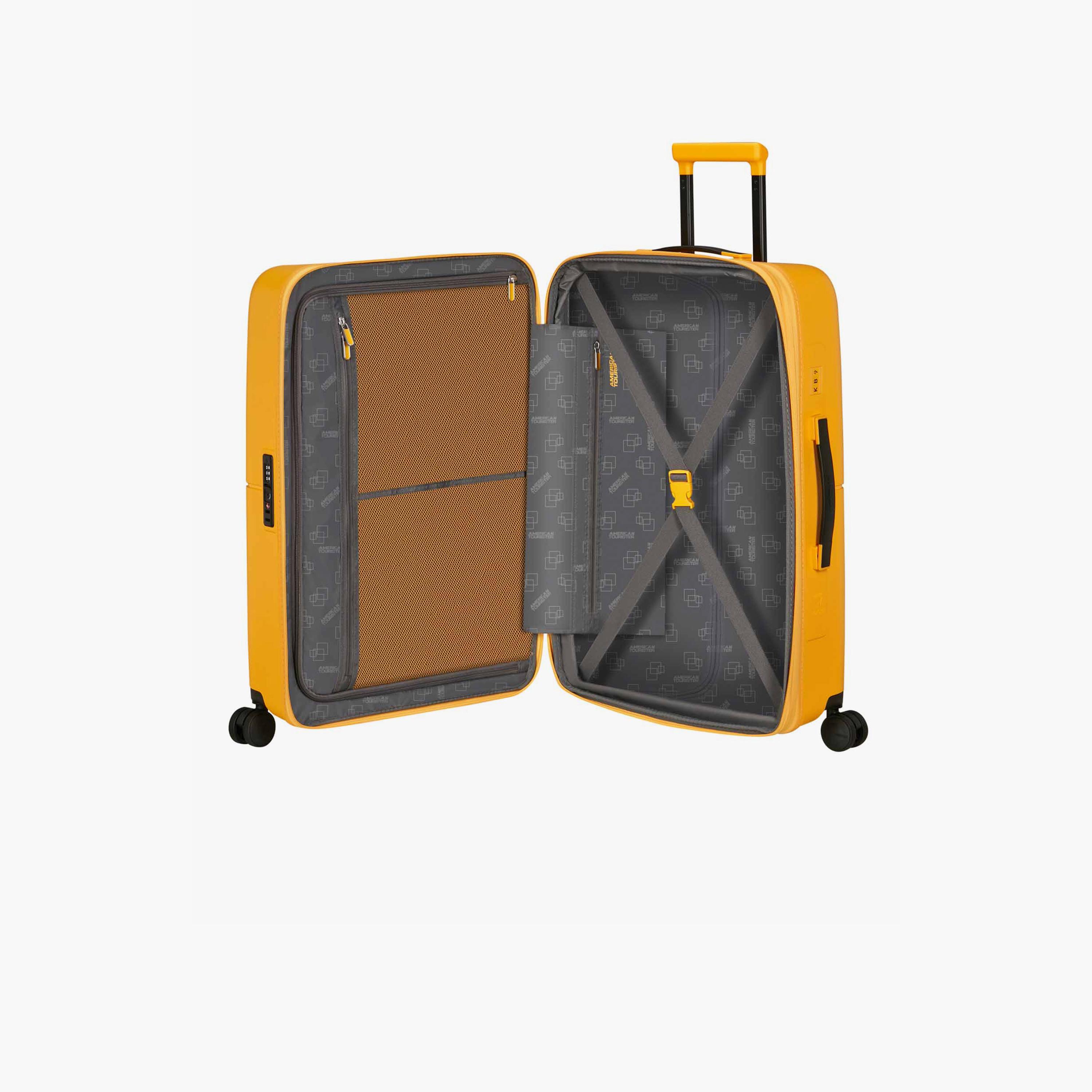 American Tourister Dash Pop 77 CM Large Check-in Polyester Hard-Sided 4-Wheeler Spinner Trolley Bag with TSA Lock-travel-luggagesandbags-luggage-image-7