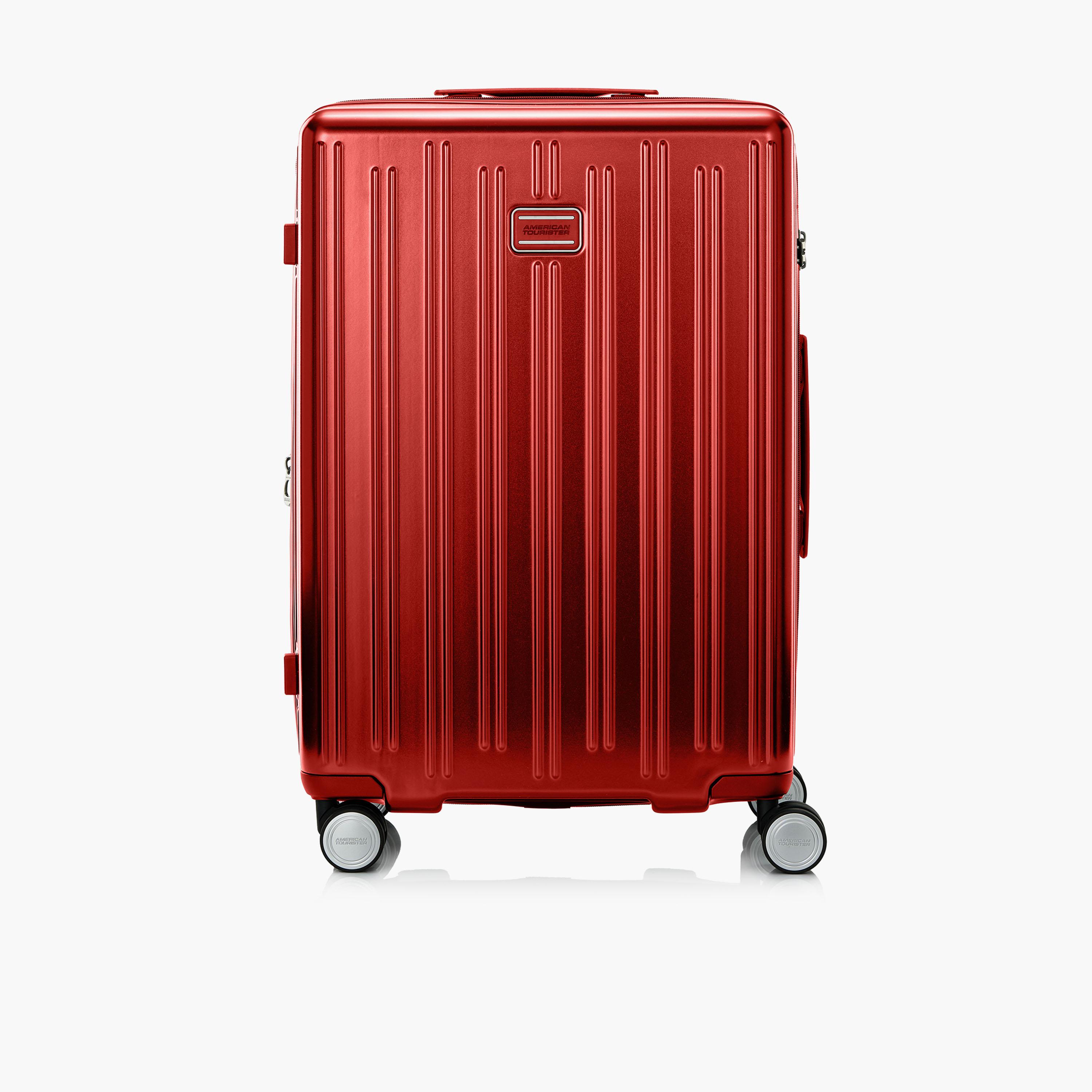 American Tourister Reggio 68 CM Medium Check-in Polycarbonate with ABS Hard-Sided 4-Wheeler Spinner Trolley Bag with TSA Lock-travel-luggagesandbags-luggage-image-1
