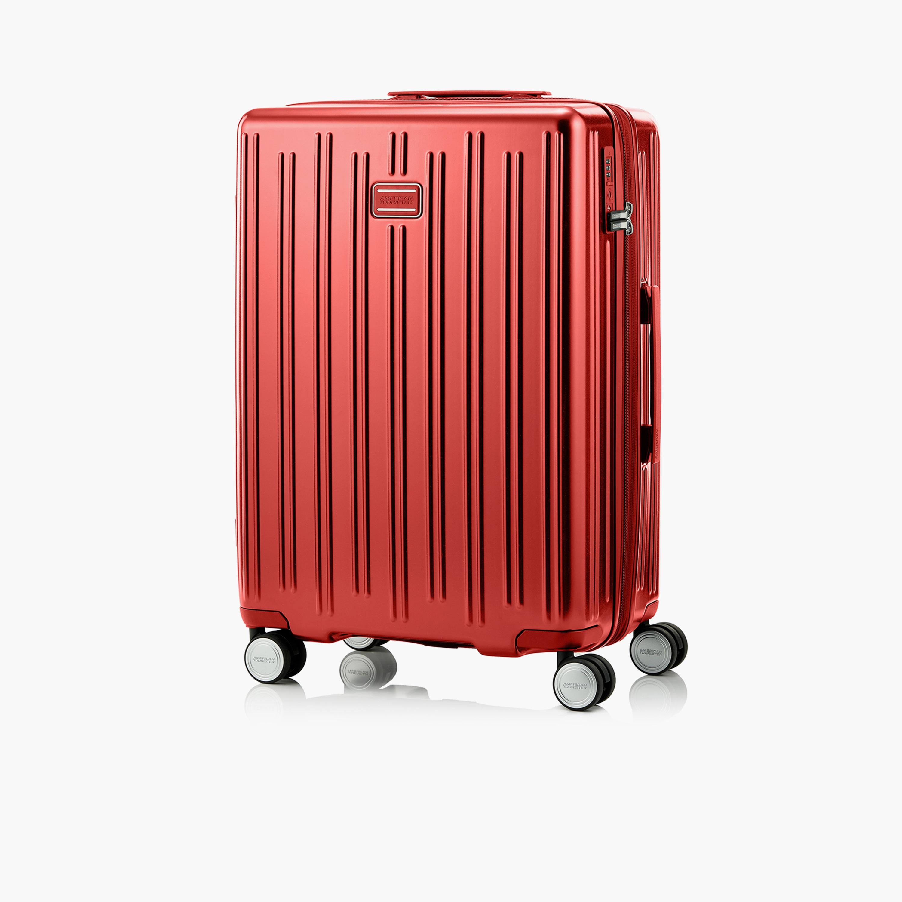 American Tourister Reggio 68 CM Medium Check-in Polycarbonate with ABS Hard-Sided 4-Wheeler Spinner Trolley Bag with TSA Lock-travel-luggagesandbags-luggage-image-5