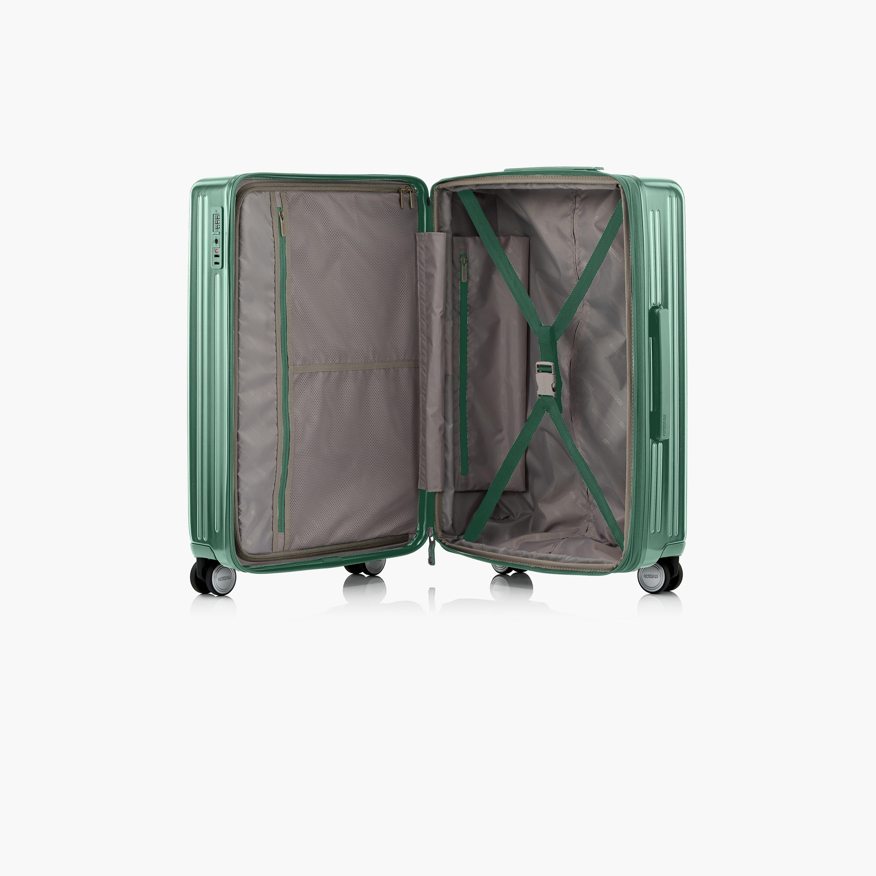 American Tourister Reggio 68 CM Medium Check-in Polycarbonate with ABS Hard-Sided 4-Wheeler Spinner Trolley Bag with TSA Lock-travel-luggagesandbags-luggage-image-8