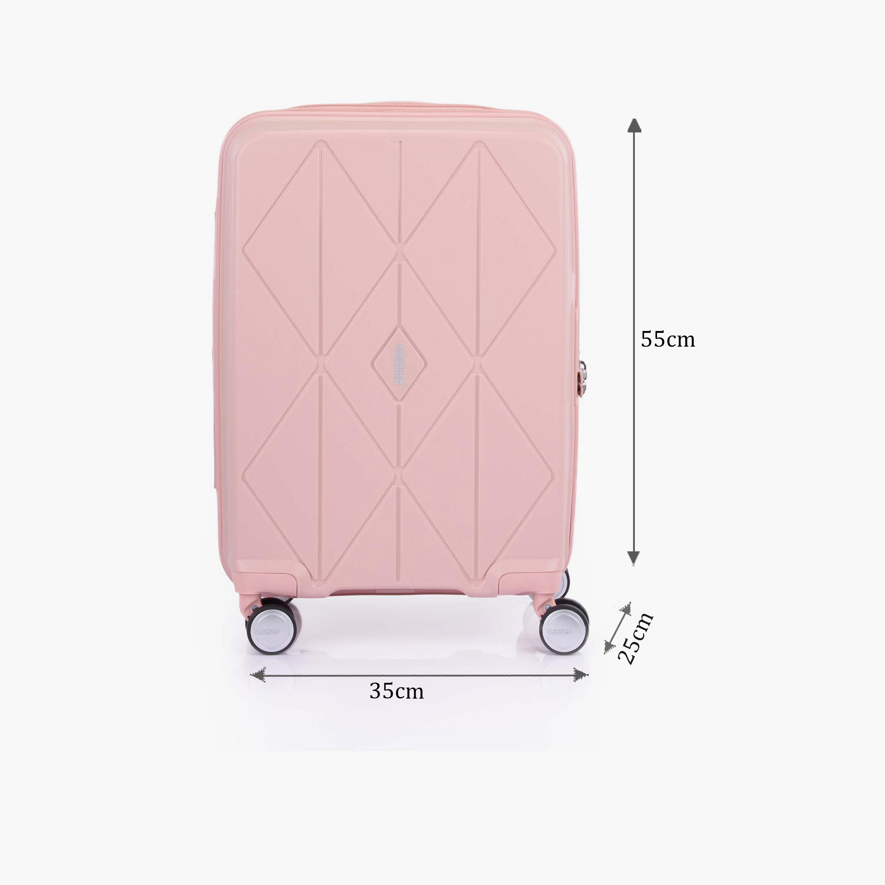 American Tourister Argyle 55 CM Small Cabin Polypropylene Hard-Sided 4-Wheeler Spinner Trolley Bag with TSA Lock-travel-luggagesandbags-luggage-image-2