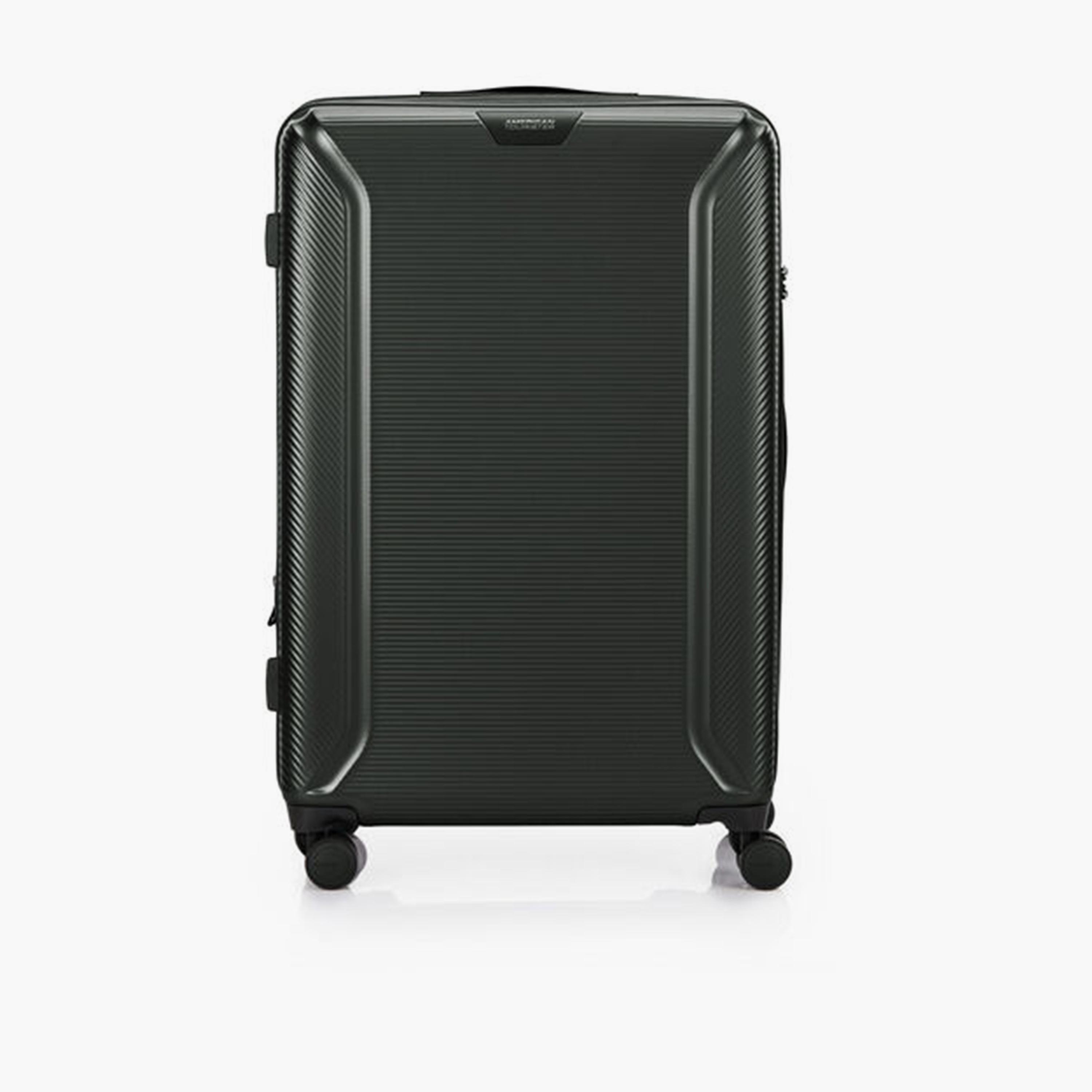 American Tourister Robotech 81 CM Large Check-in Polycarbonate with ABS Hard-Sided 4-Wheeler Spinner Trolley Bag with TSA Lock-travel-luggagesandbags-luggage-image-1