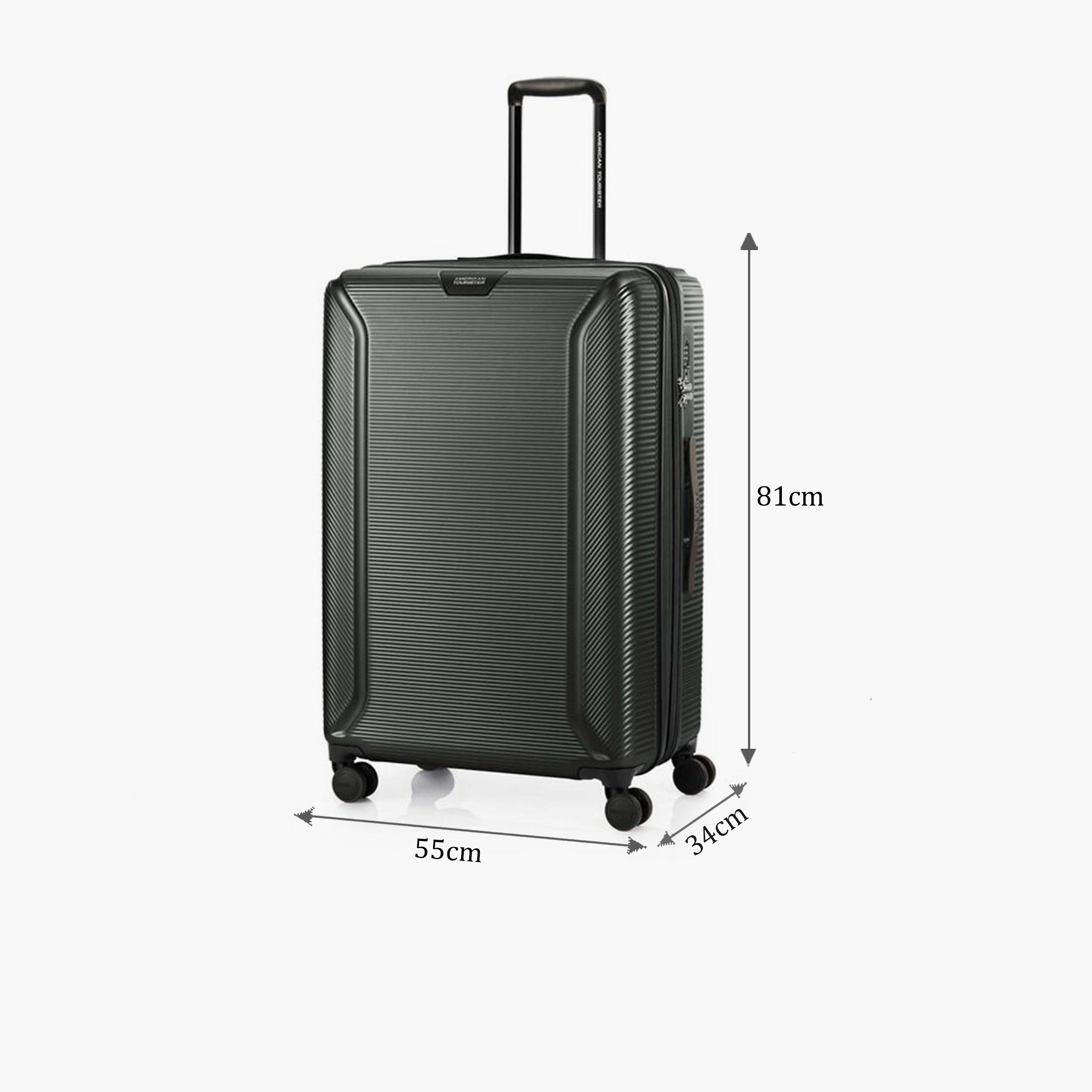 American Tourister Robotech 81 CM Large Check-in Polycarbonate with ABS Hard-Sided 4-Wheeler Spinner Trolley Bag with TSA Lock-travel-luggagesandbags-luggage-image-2