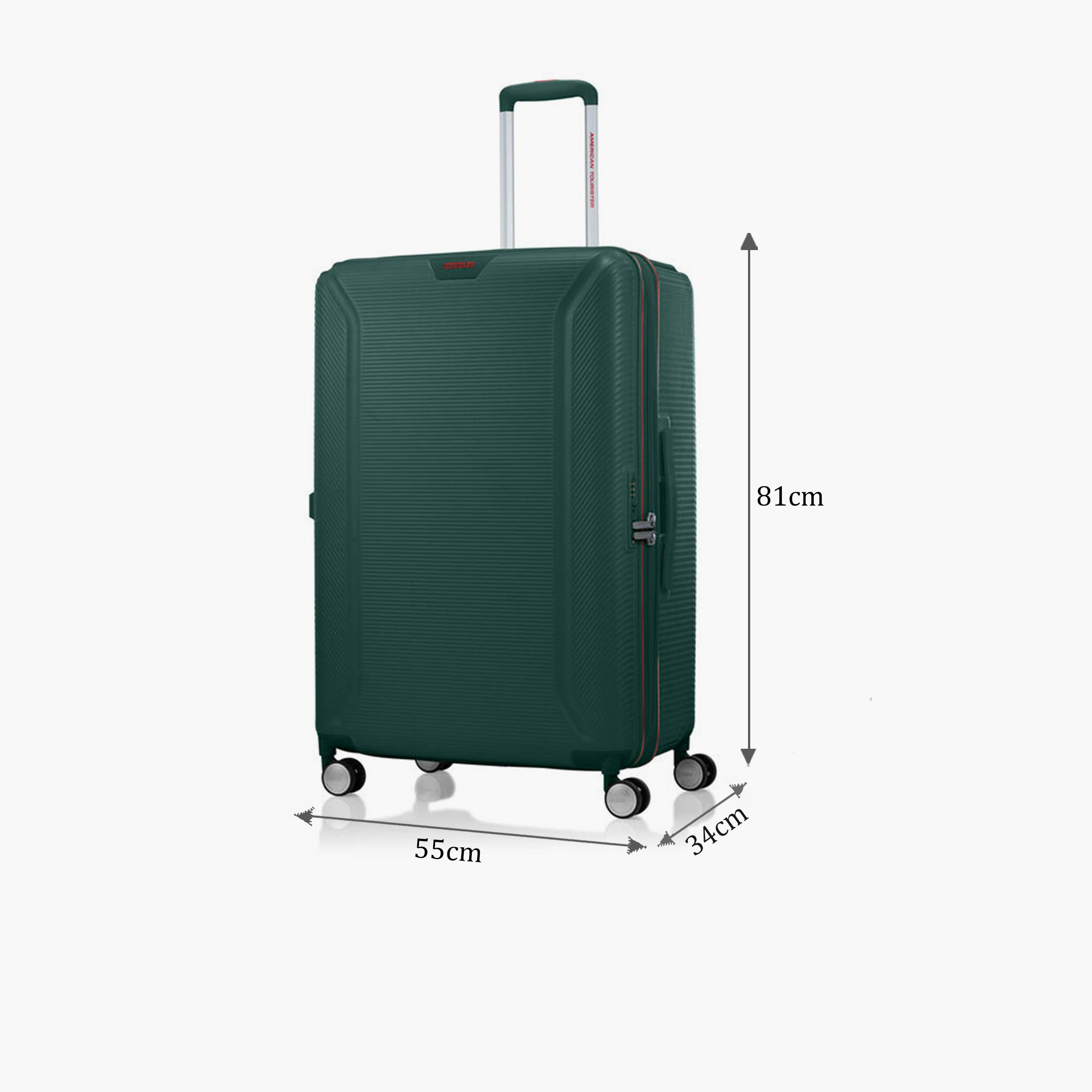 American Tourister Robotech 81 CM Large Check-in Polycarbonate with ABS Hard-Sided 4-Wheeler Spinner Trolley Bag with TSA Lock-travel-luggagesandbags-luggage-image-2