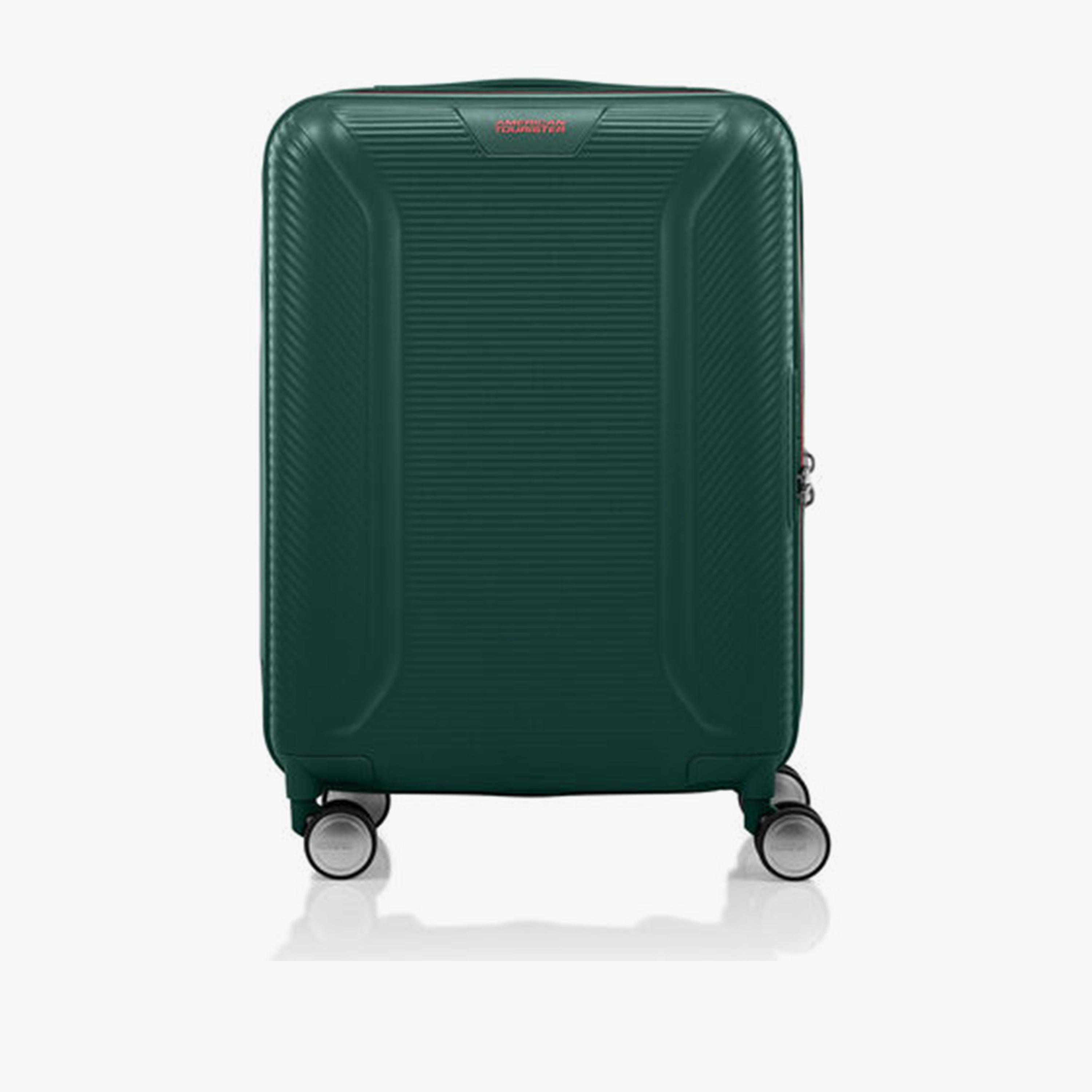 American Tourister Robotech 55 CM Small Cabin Polycarbonate with ABS Hard-Sided 4-Wheeler Spinner Trolley Bag with TSA Lock-travel-luggagesandbags-luggage-image-1