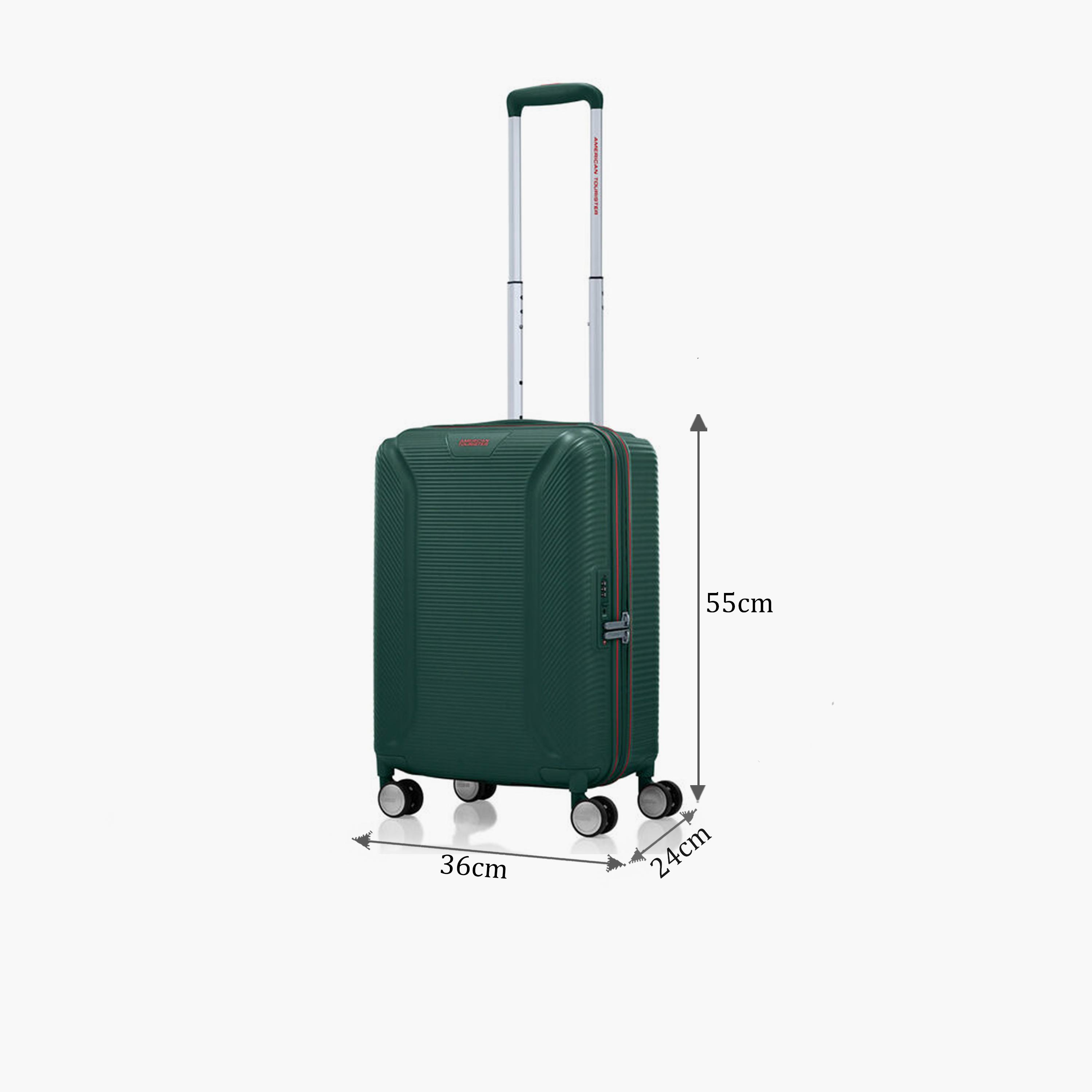 American Tourister Robotech 55 CM Small Cabin Polycarbonate with ABS Hard-Sided 4-Wheeler Spinner Trolley Bag with TSA Lock-travel-luggagesandbags-luggage-image-2