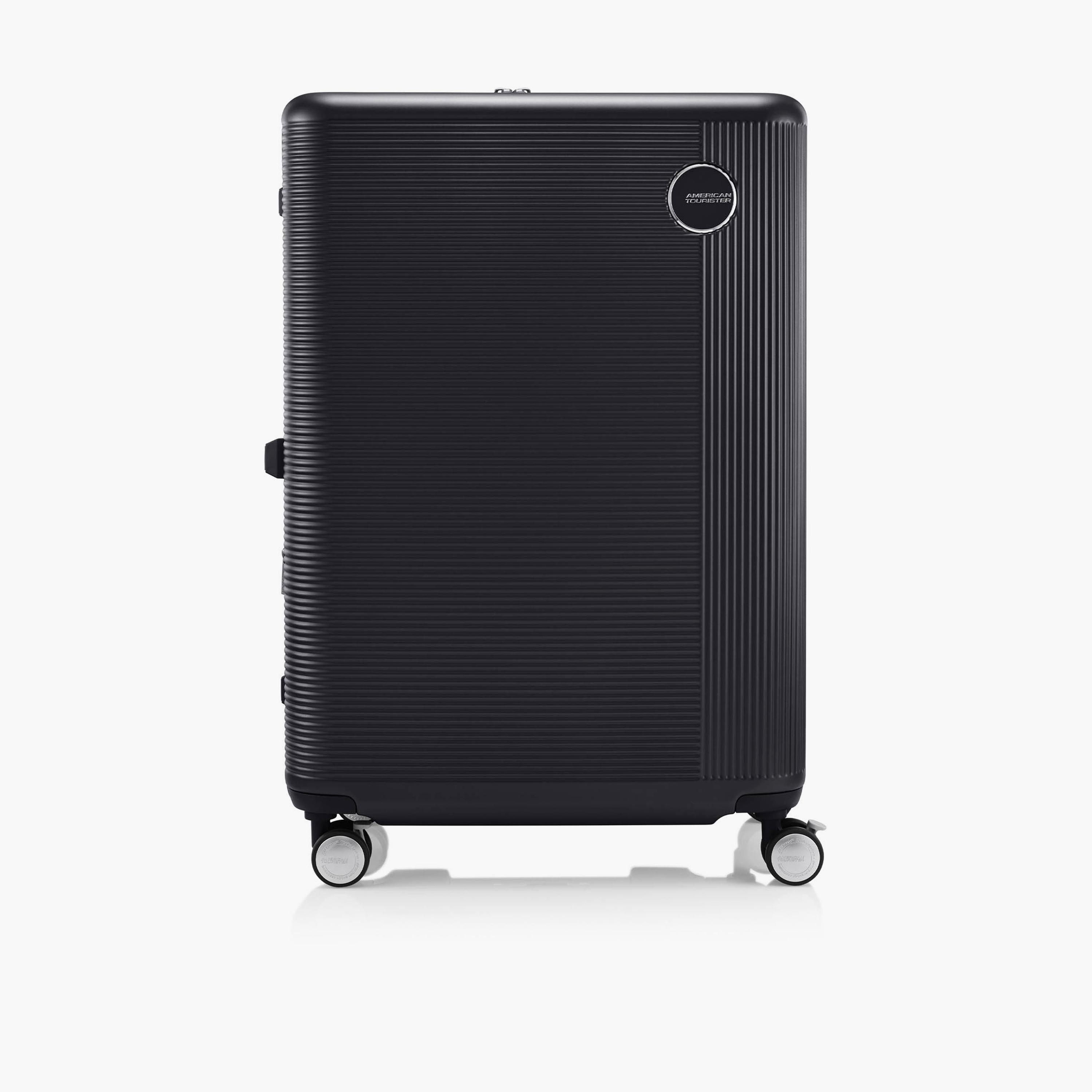 American Tourister Gemina Pro 75 CM Large Check-in Polycarbonate with ABS Hard-Sided 4-Wheeler Spinner Trolley Bag with TSA Lock-travel-luggagesandbags-luggage-image-1