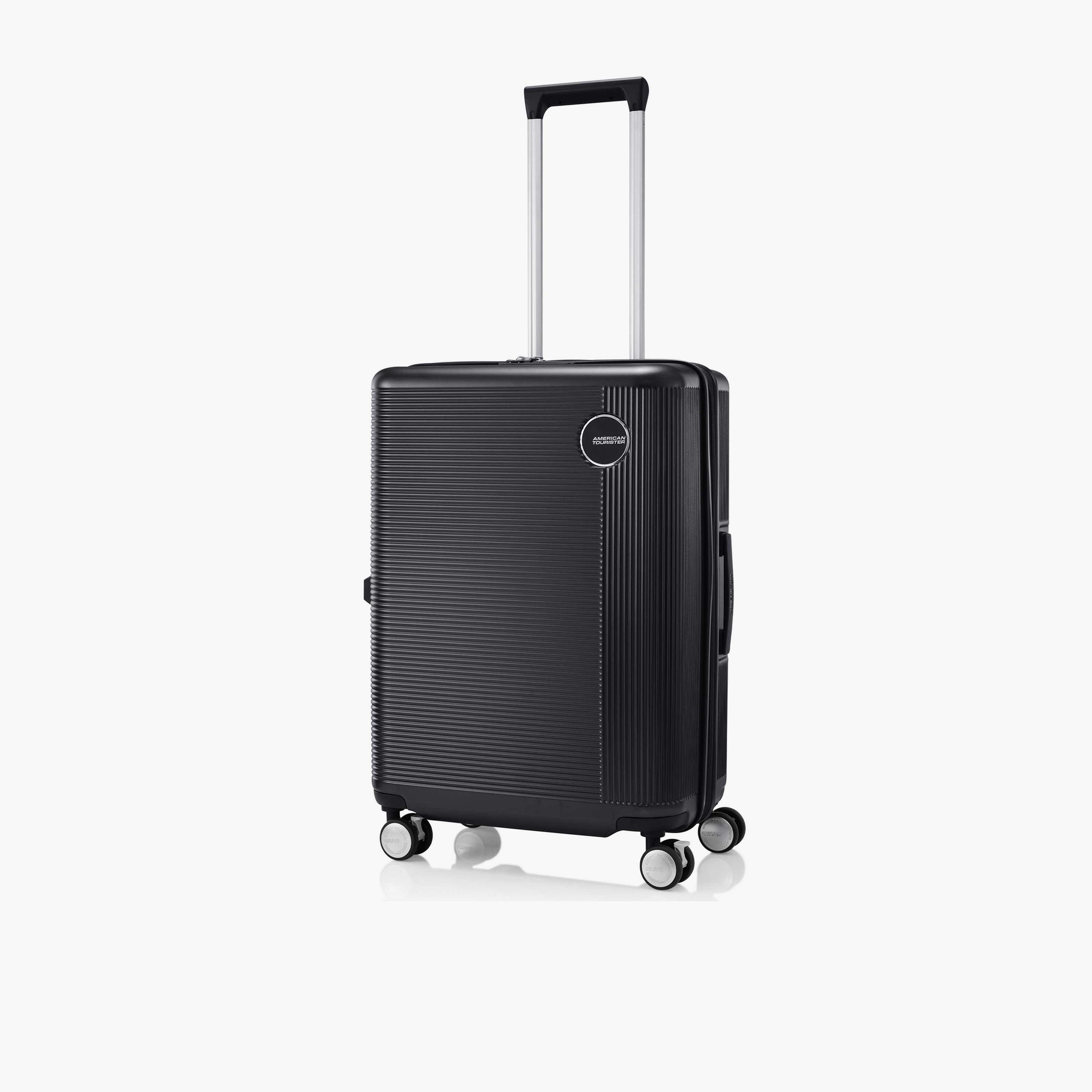 American Tourister Gemina Pro 65 CM Medium Check-in Polycarbonate with ABS Hard-Sided 4-Wheeler Spinner Trolley Bag with TSA Lock-travel-luggagesandbags-luggage-image-5