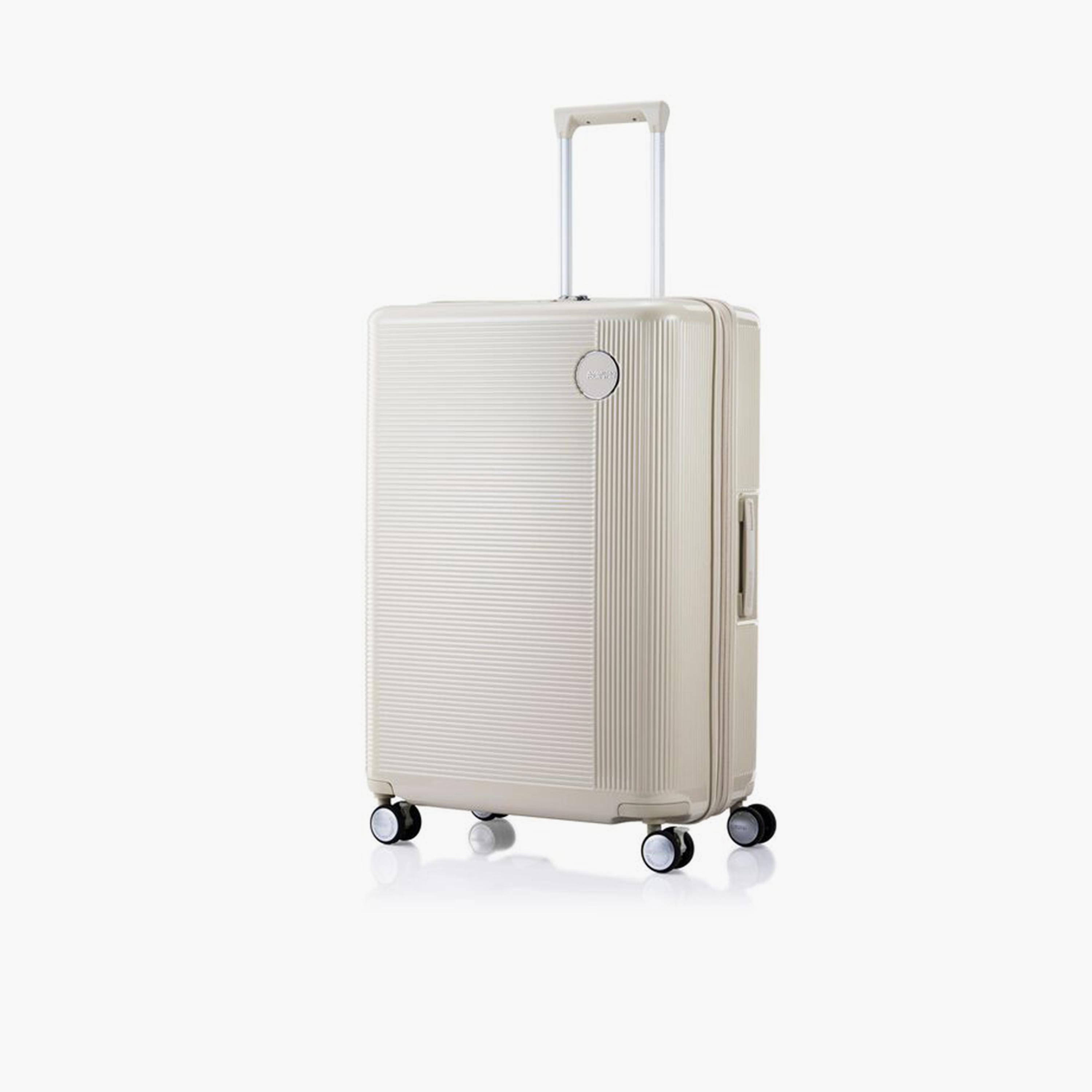 American Tourister Gemina Pro 75 CM Large Check-in Polycarbonate with ABS Hard-Sided 4-Wheeler Spinner Trolley Bag with TSA Lock-travel-luggagesandbags-luggage-image-5