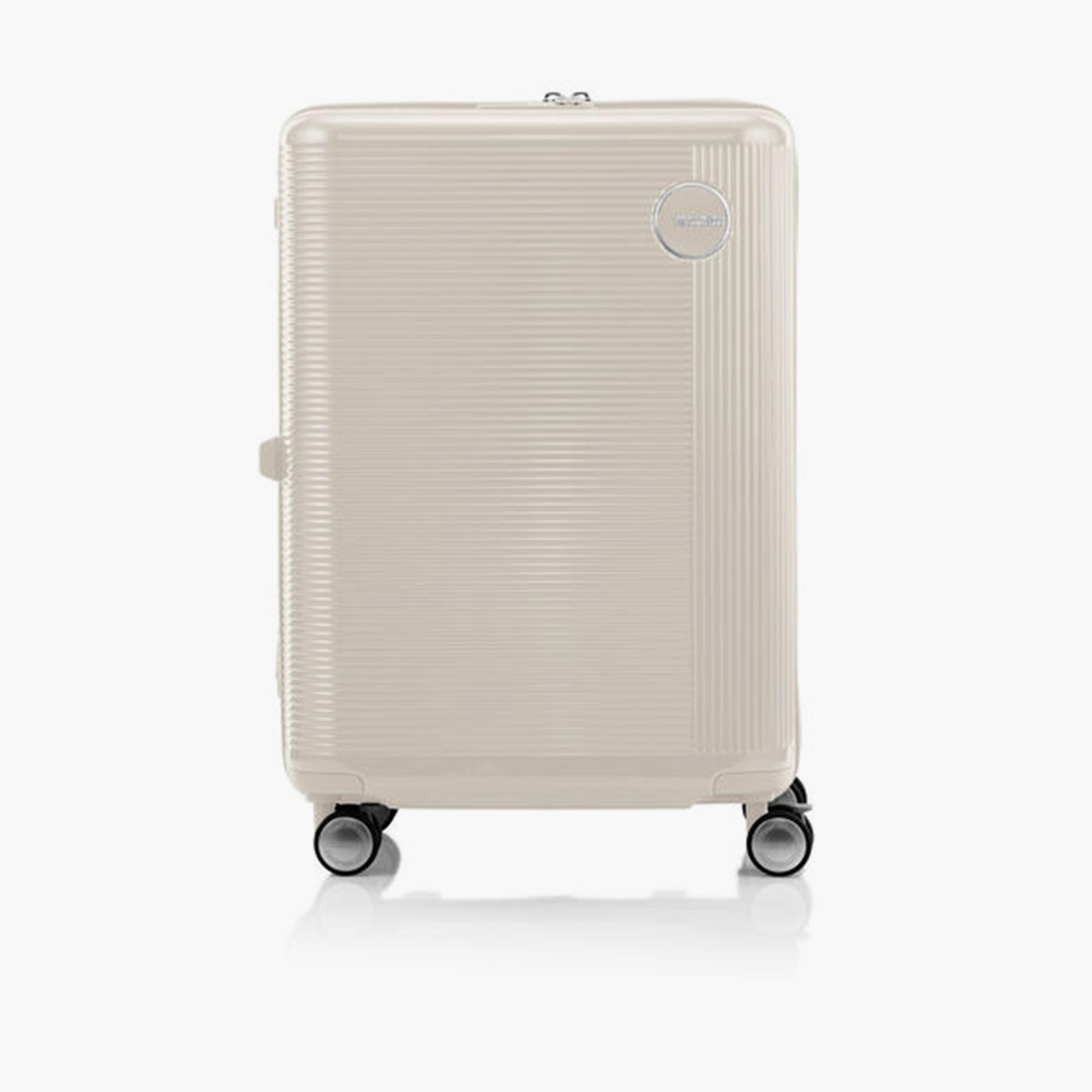 American Tourister Gemina Pro 65 CM Medium Check-in Polycarbonate with ABS Hard-Sided 4-Wheeler Spinner Trolley Bag with TSA Lock-travel-luggagesandbags-luggage-image-1