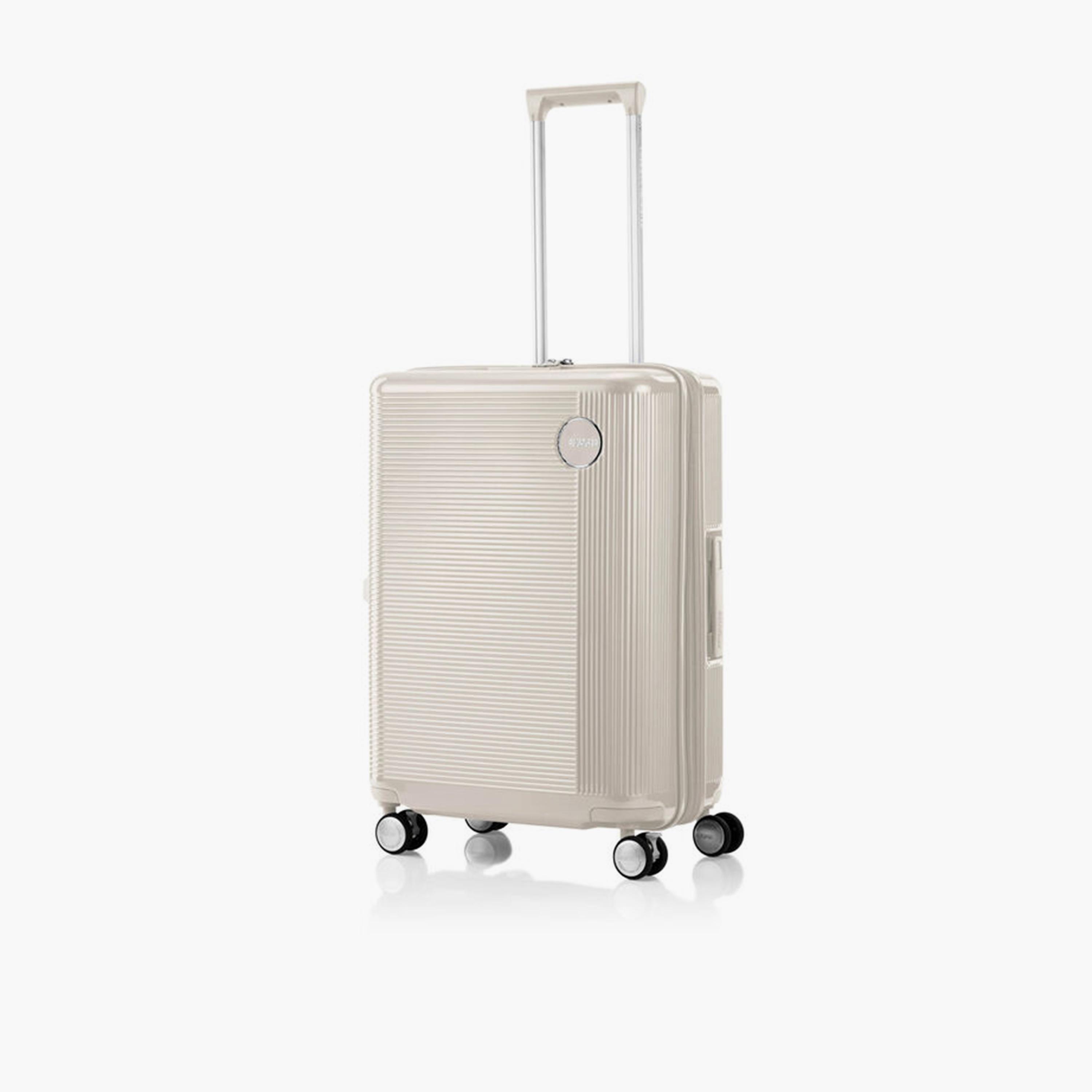 American Tourister Gemina Pro 65 CM Medium Check-in Polycarbonate with ABS Hard-Sided 4-Wheeler Spinner Trolley Bag with TSA Lock-travel-luggagesandbags-luggage-image-5