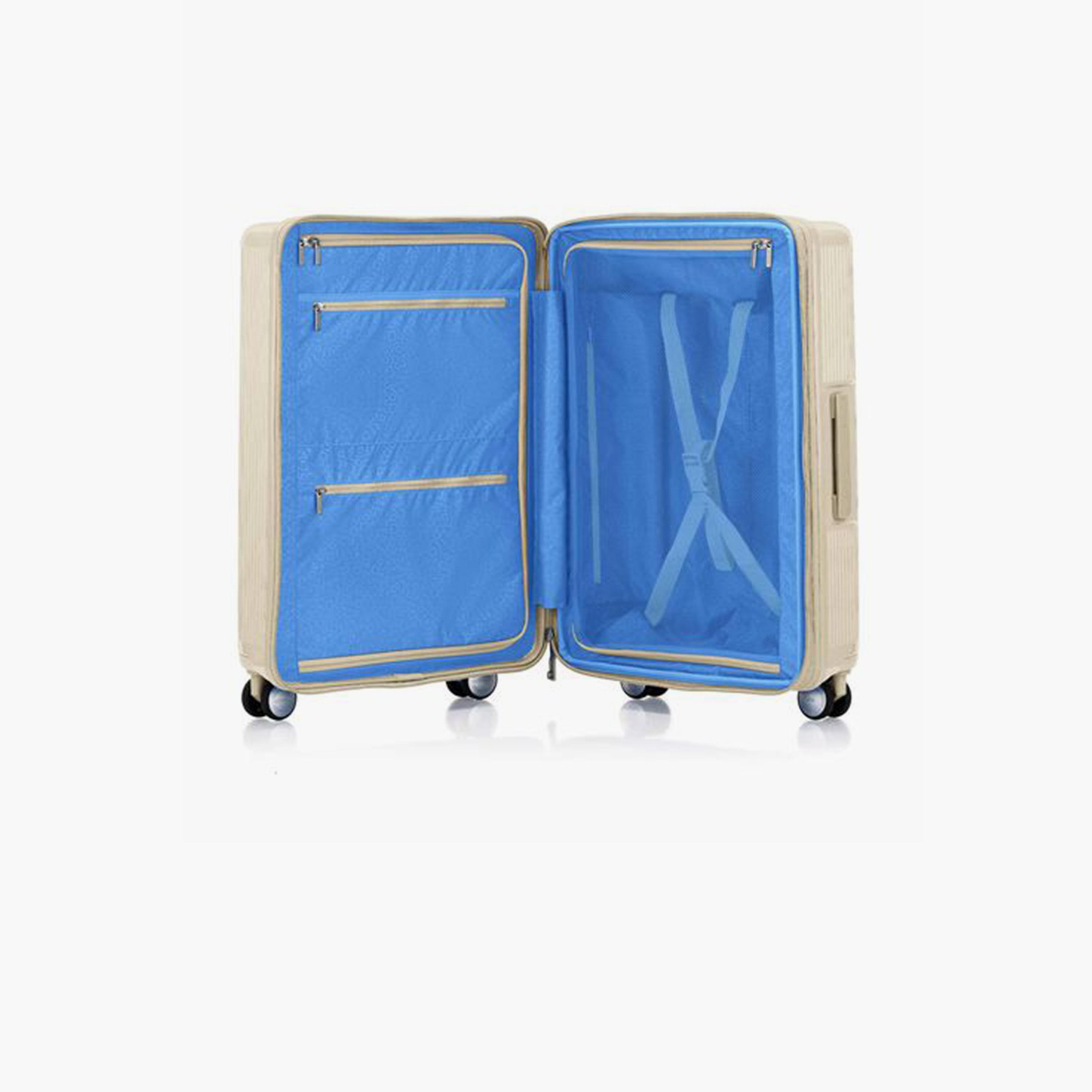 American Tourister Gemina Pro 65 CM Medium Check-in Polycarbonate with ABS Hard-Sided 4-Wheeler Spinner Trolley Bag with TSA Lock-travel-luggagesandbags-luggage-image-8