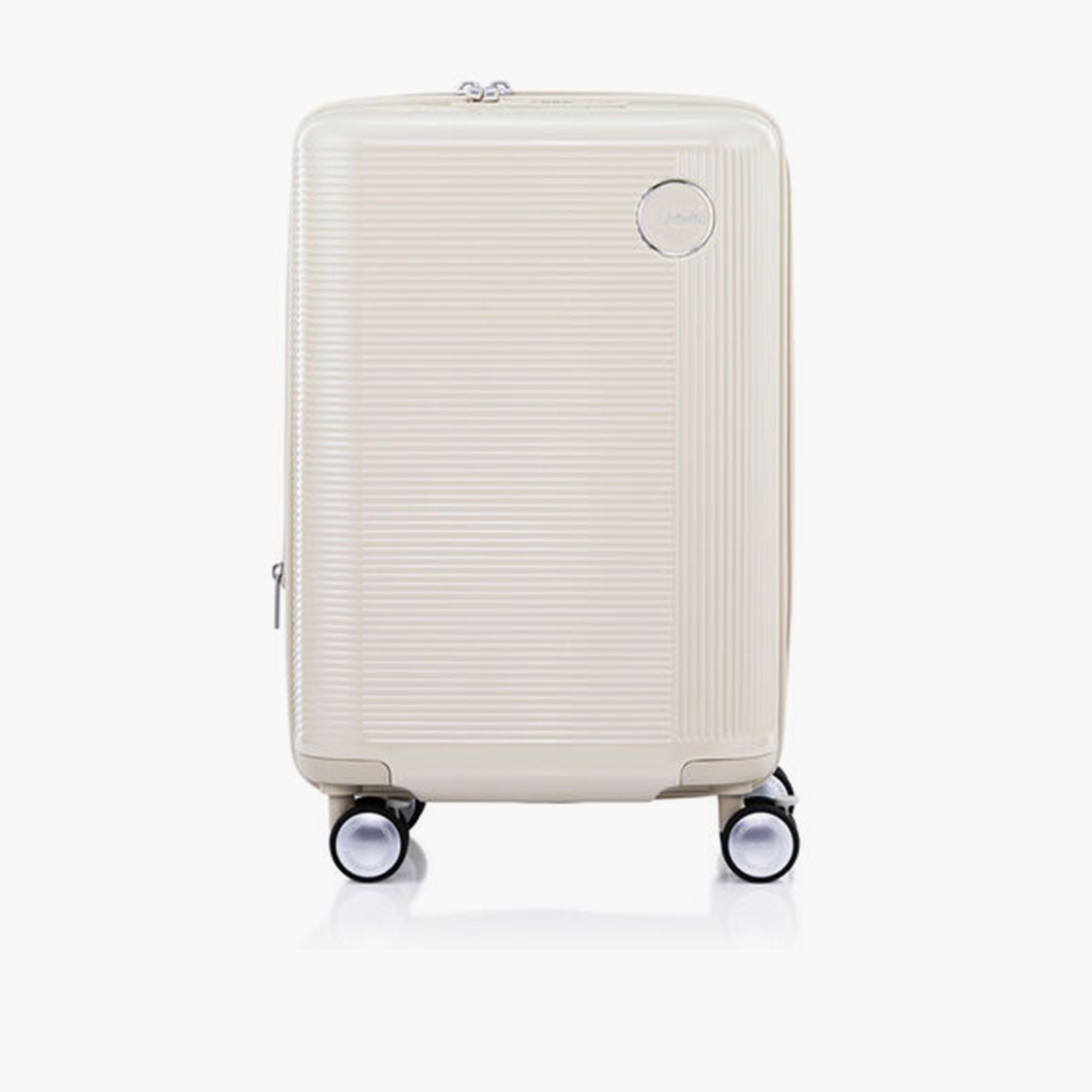 American Tourister Gemina Pro 55 CM Small Cabin Polycarbonate with ABS Hard-Sided 4-Wheeler Spinner Trolley Bag with TSA Lock-travel-luggagesandbags-luggage-image-1