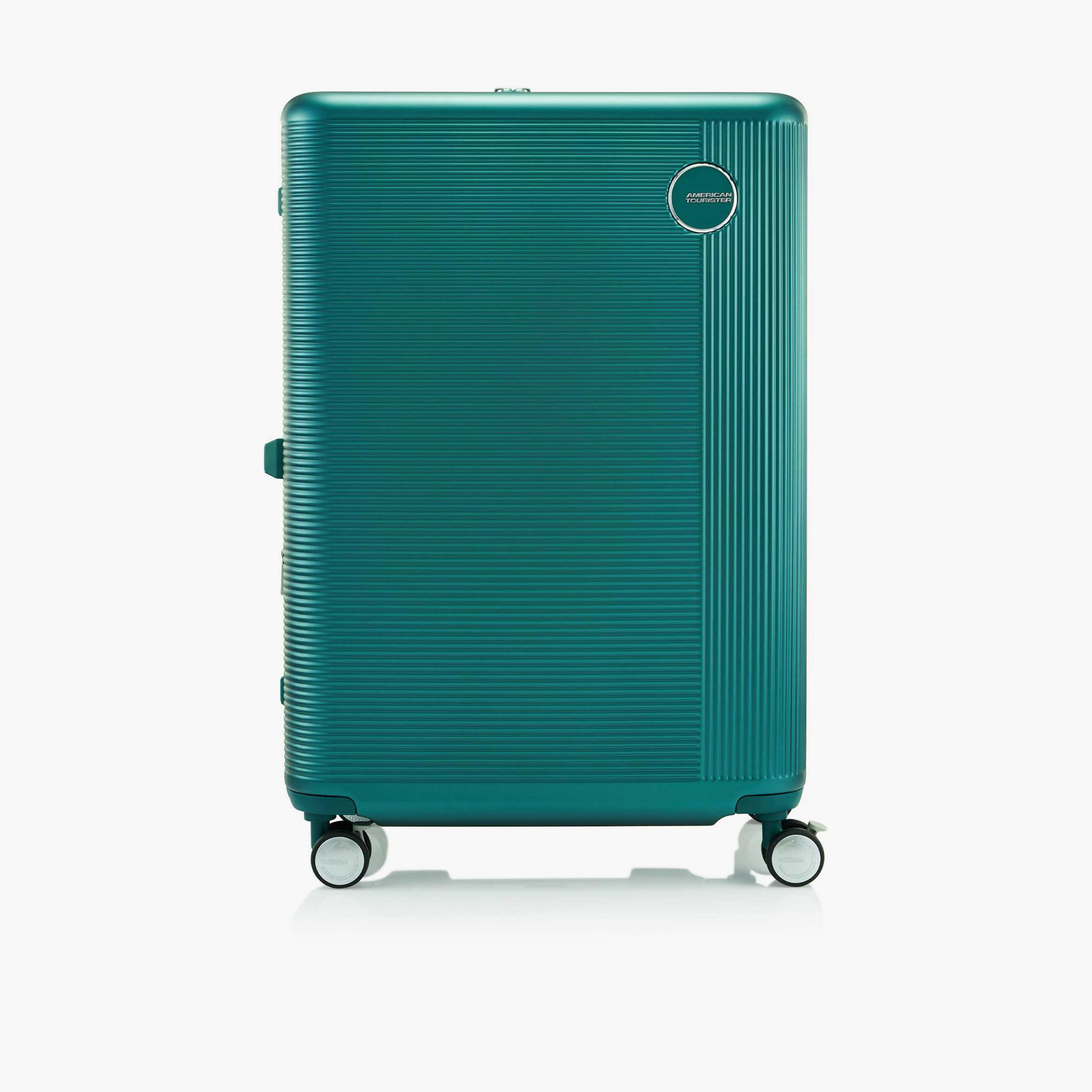 American Tourister Gemina Pro 75 CM Large Check-in Polycarbonate with ABS Hard-Sided 4-Wheeler Spinner Trolley Bag with TSA Lock-travel-luggagesandbags-luggage-image-1