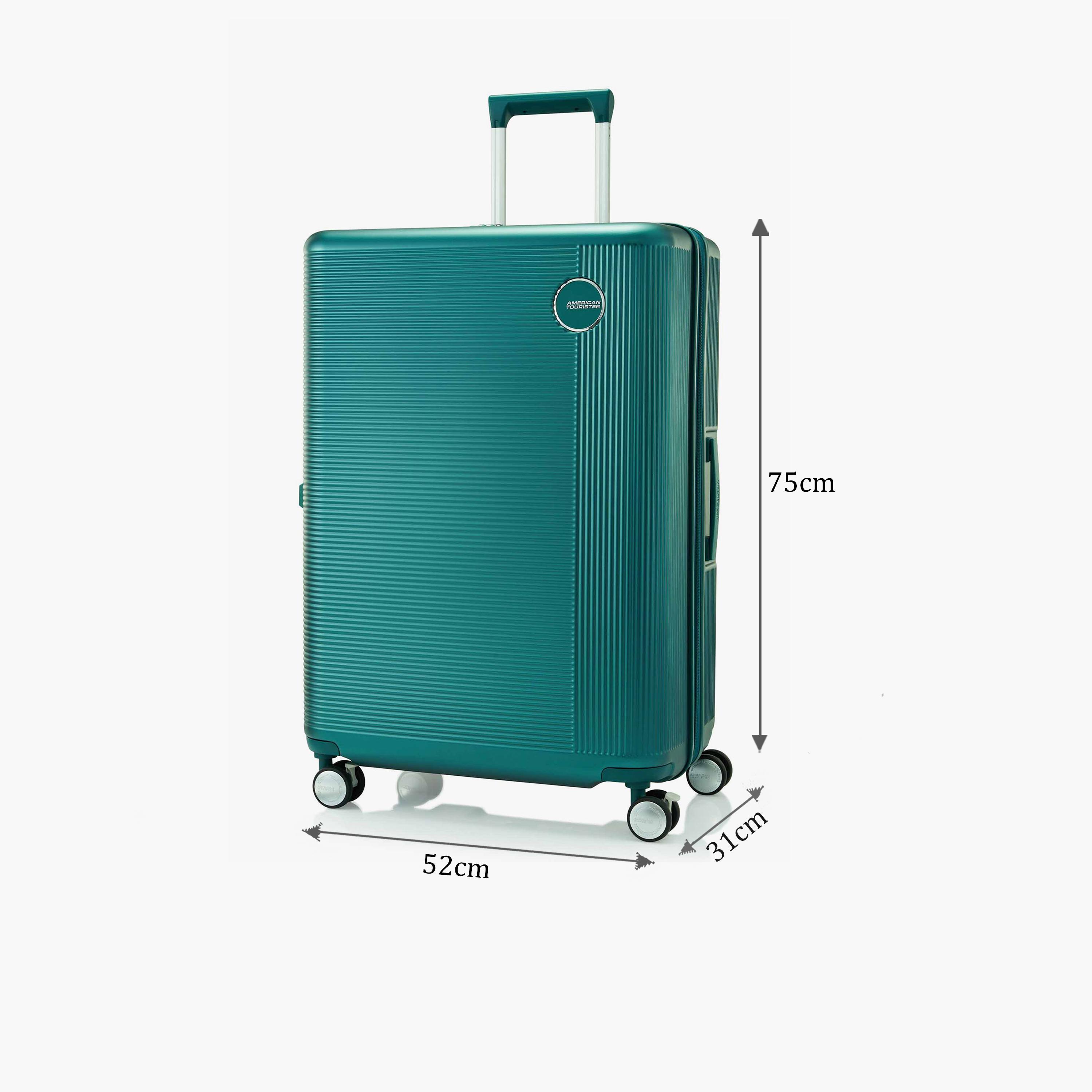 American Tourister Gemina Pro 75 CM Large Check-in Polycarbonate with ABS Hard-Sided 4-Wheeler Spinner Trolley Bag with TSA Lock-travel-luggagesandbags-luggage-image-2