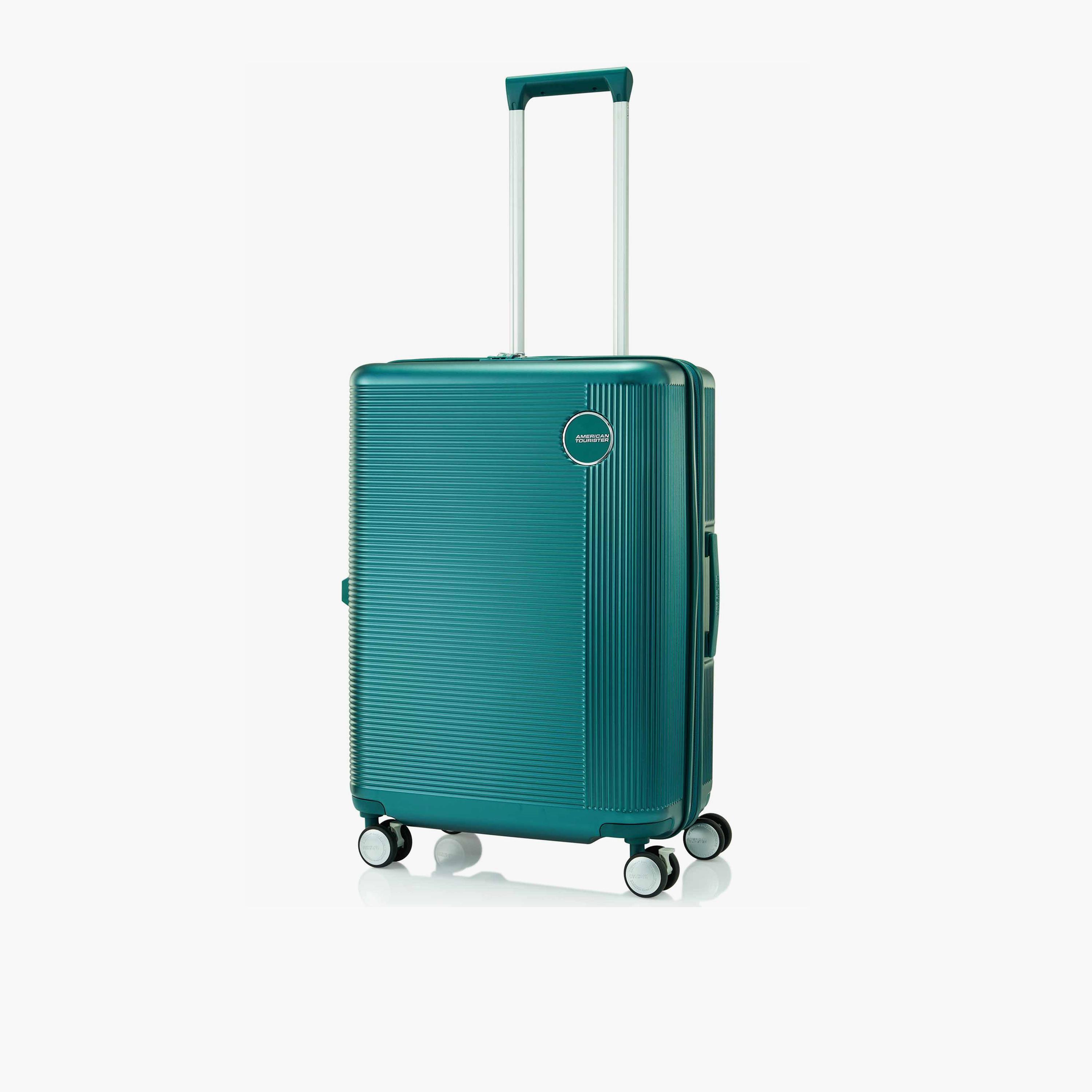 American Tourister Gemina Pro 69 CM Medium Check-in Polycarbonate with ABS Hard-Sided 4-Wheeler Spinner Trolley Bag with TSA Lock-travel-luggagesandbags-luggage-image-5