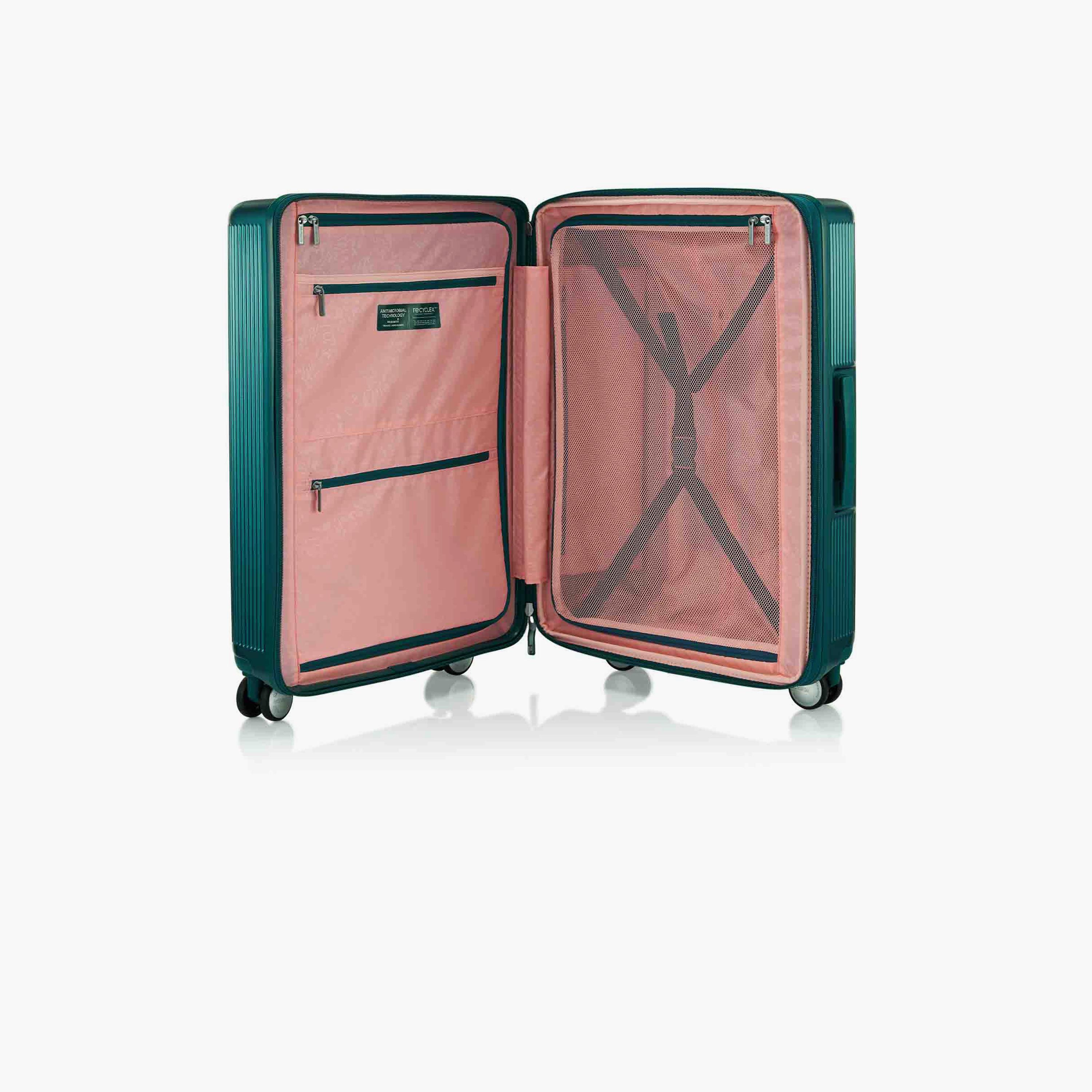 American Tourister Gemina Pro 69 CM Medium Check-in Polycarbonate with ABS Hard-Sided 4-Wheeler Spinner Trolley Bag with TSA Lock-travel-luggagesandbags-luggage-image-7